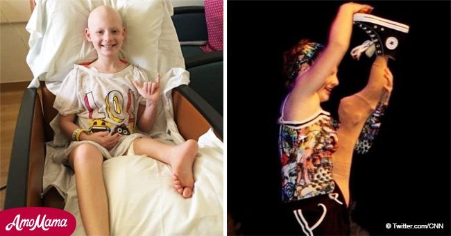 Young cancer survivor able to dance after doctors reattached her leg the wrong way around