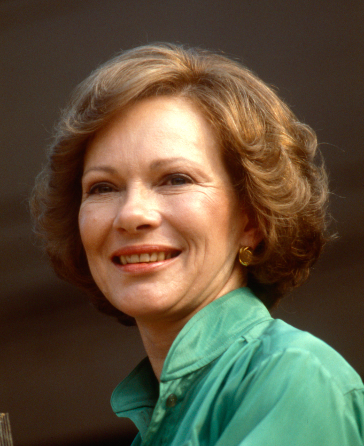 Rosalynn Carter during an unspecified event, Pine Bluff, Arkansas on July 23, 1979 | Source: Getty Images