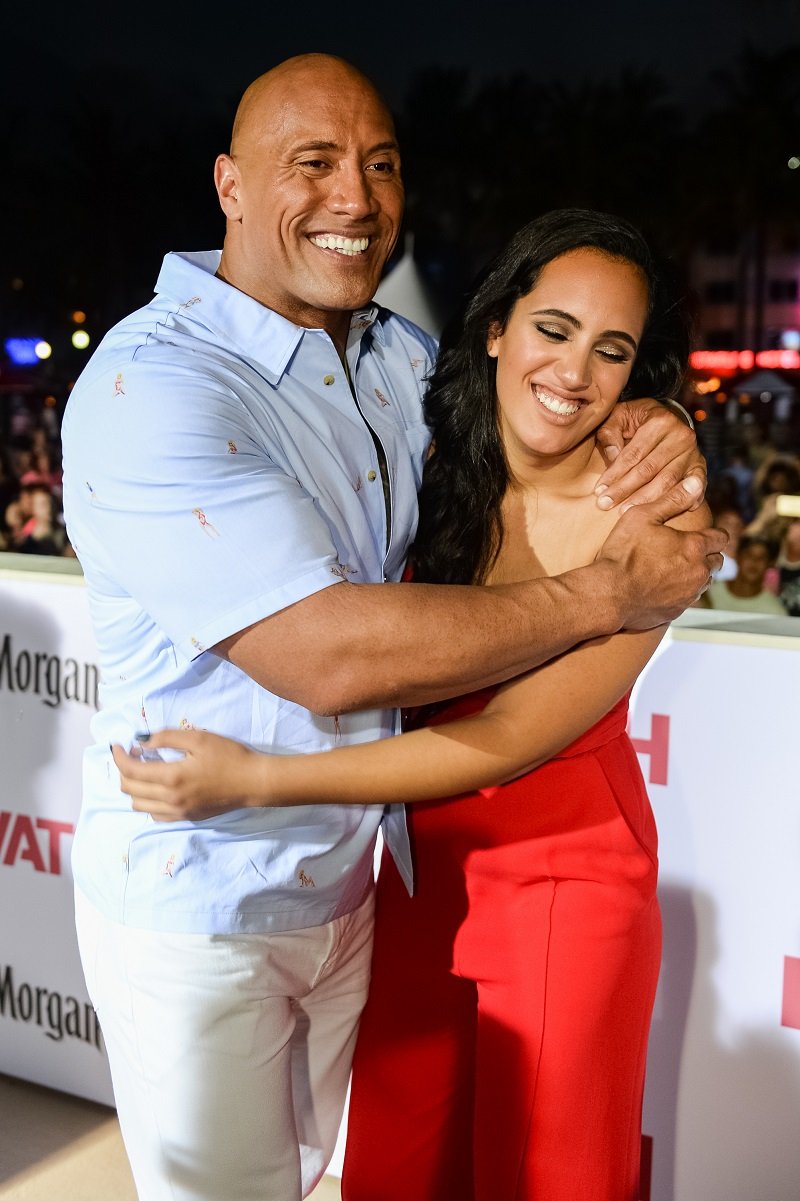 Dwayne Johnson and Simone Johnson on May 13, 2017 in Miami, Florida | Photo: Getty Images