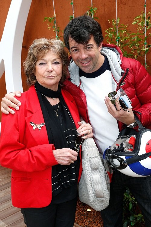 Stéphane Plaza et sa mère Christiane | Photo : Getty Images.