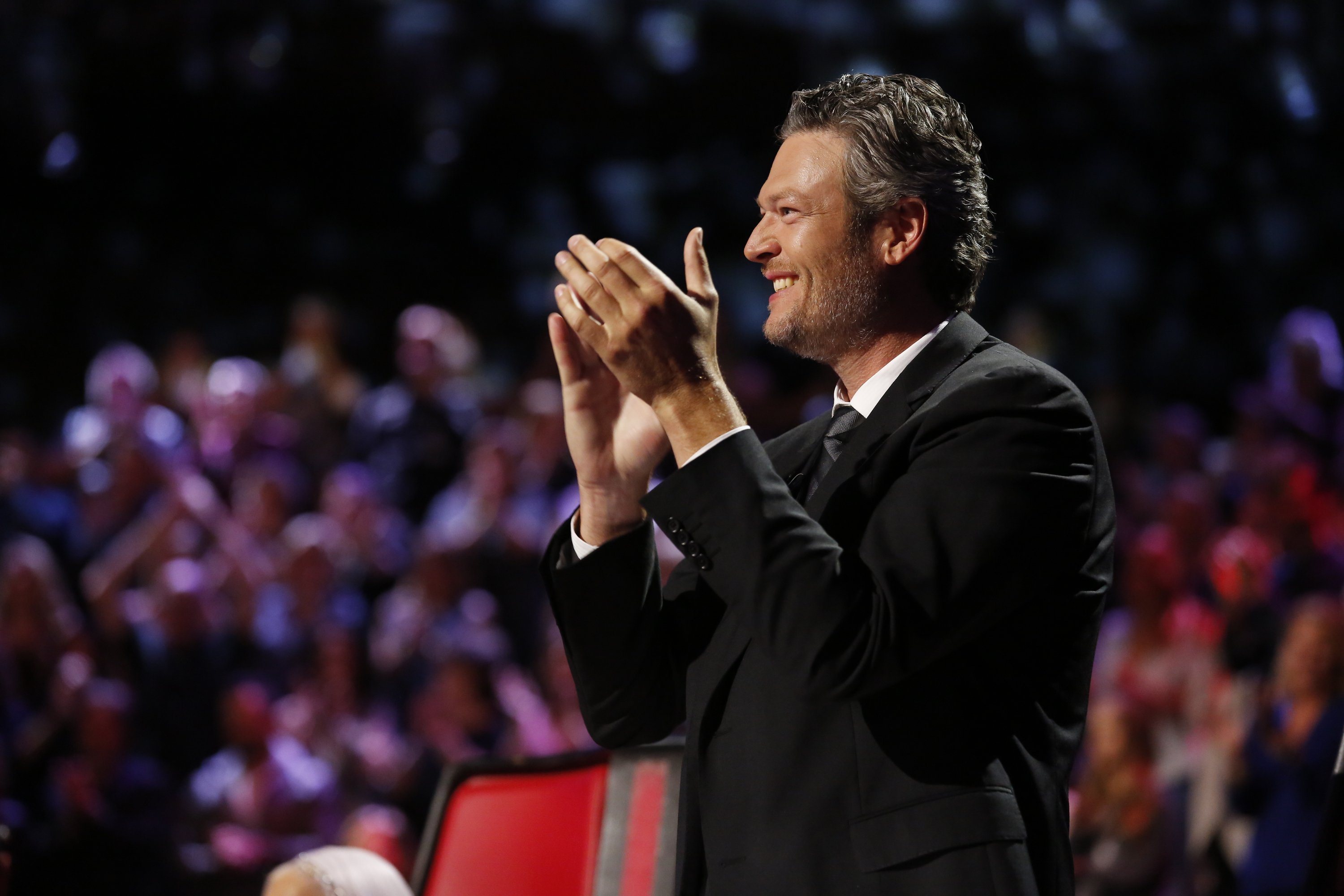 Blake Shelton on Season 10, Episode 1016A of "The Voice". May 9, 2016 | Source: Getty Images 