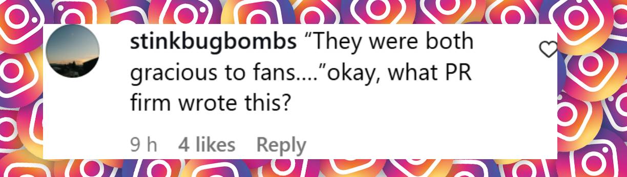 A netizen comment dated August 4, 2025 | Source: Instagram/michaelshawnmccabe