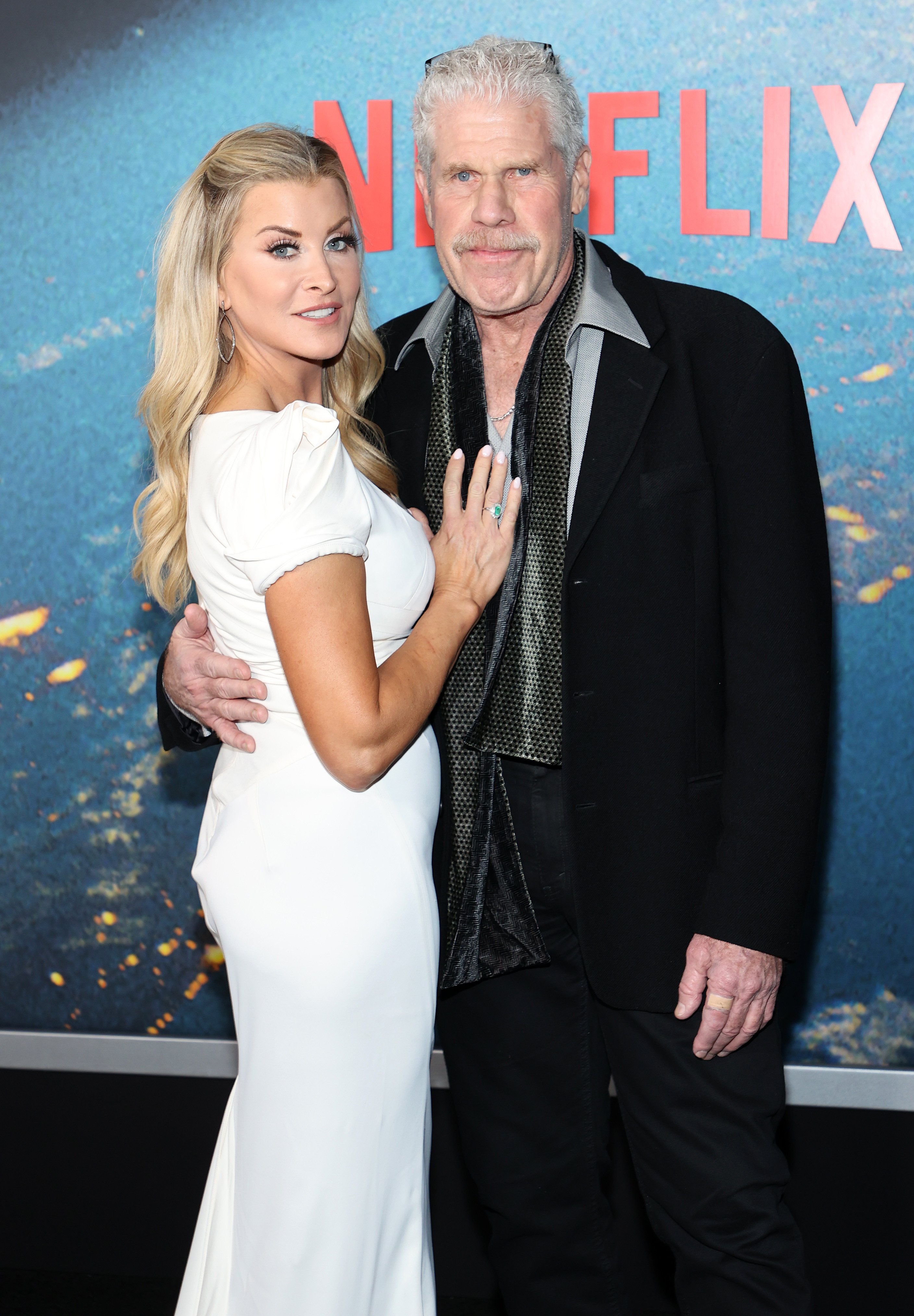 Ron Perlman and Allison Dunbar at the world premiere of "Don't Look Up" on December 5, 2021, in New York City. | Source: Getty Images
