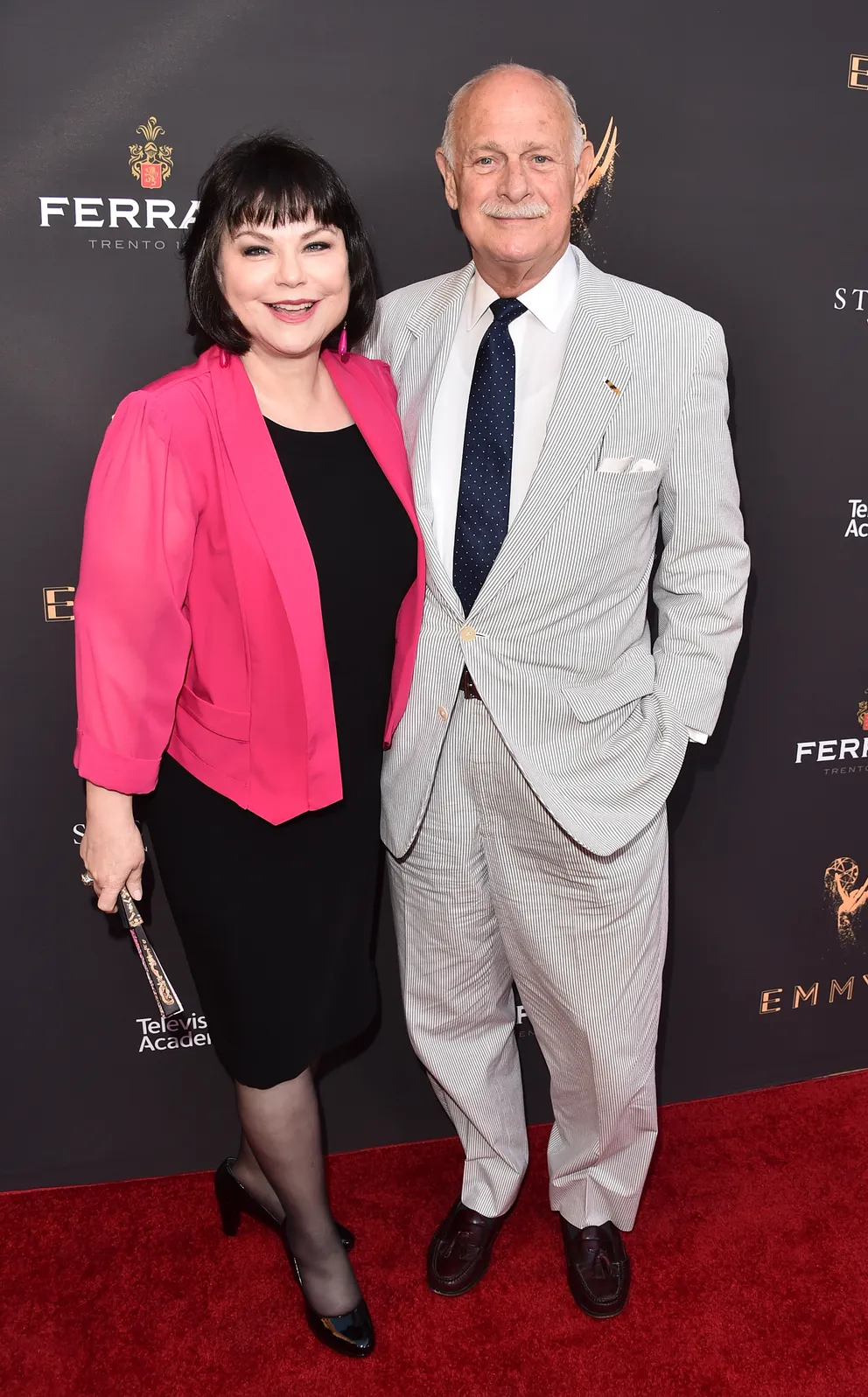 Actors Delta Burke and Gerald McRaney attend the Television Academy's Performers Peer Group Celebration at The Montage Beverly Hills on August 21, 2017 in Beverly Hills, California.