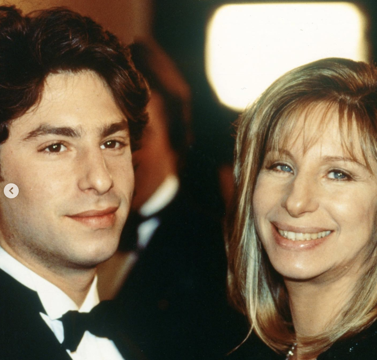 Barbra Streisand and Jason Gould as seen in an Instagram post dated May 9, 2021 | Source: Instagram.com/jasongouldmusic/