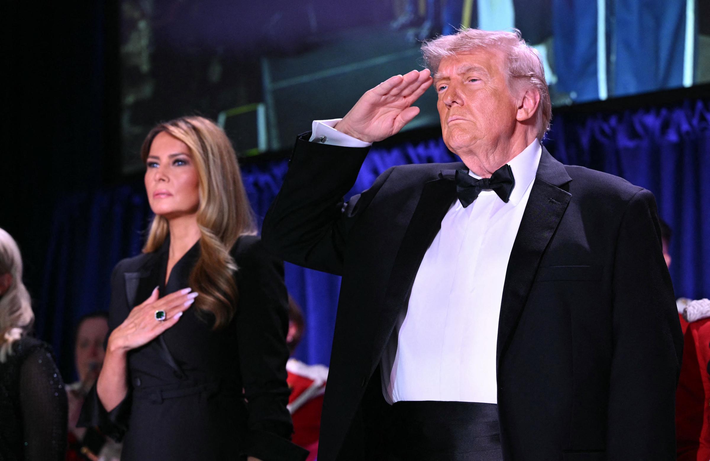 First Lady Melania Trump and US President Donald Trump. | Source: Getty Images