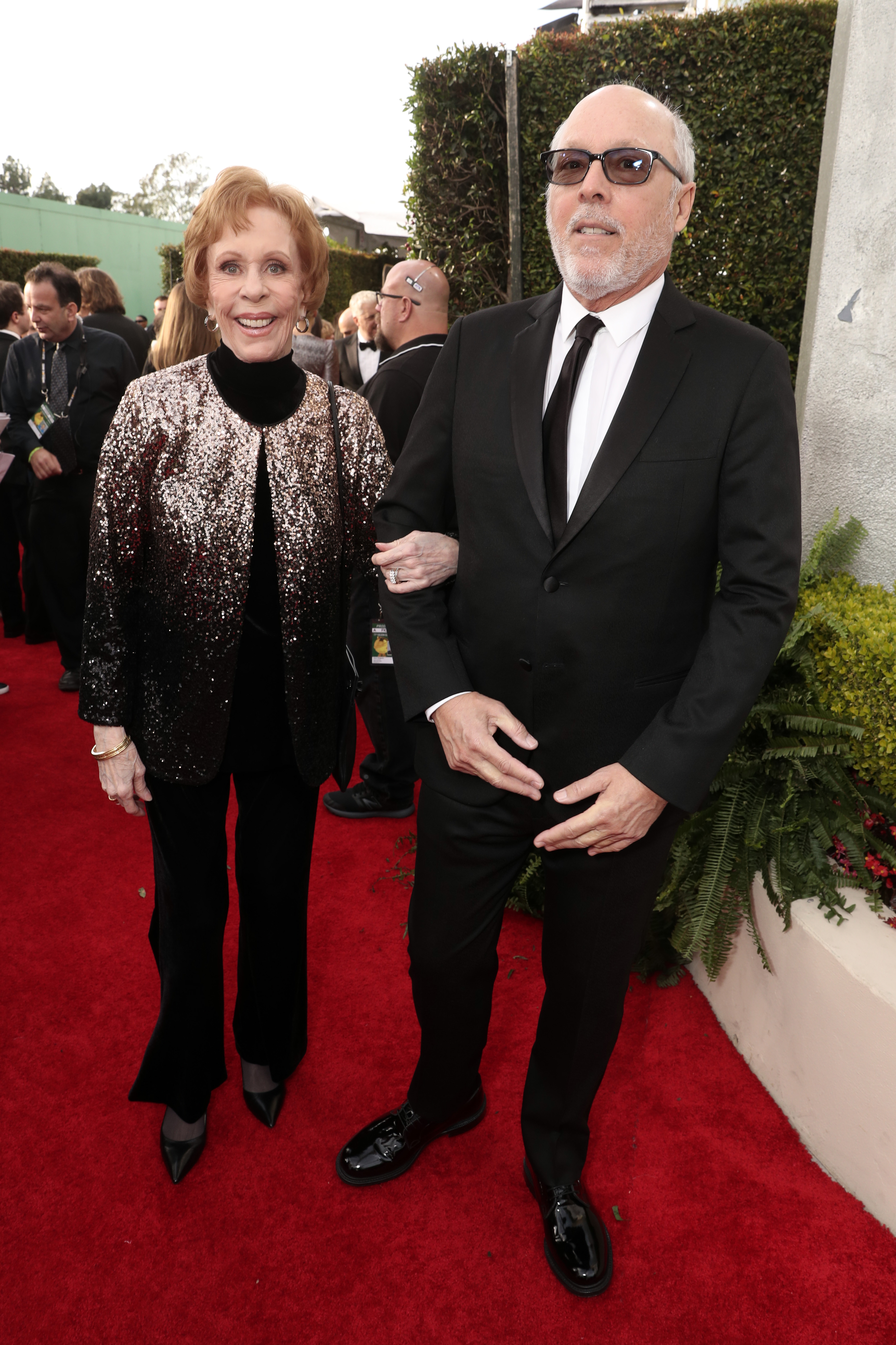Carol Burnett and Brian Miller at the Beverly Hilton Hotel on January 5, 2020 | Source: Getty Images