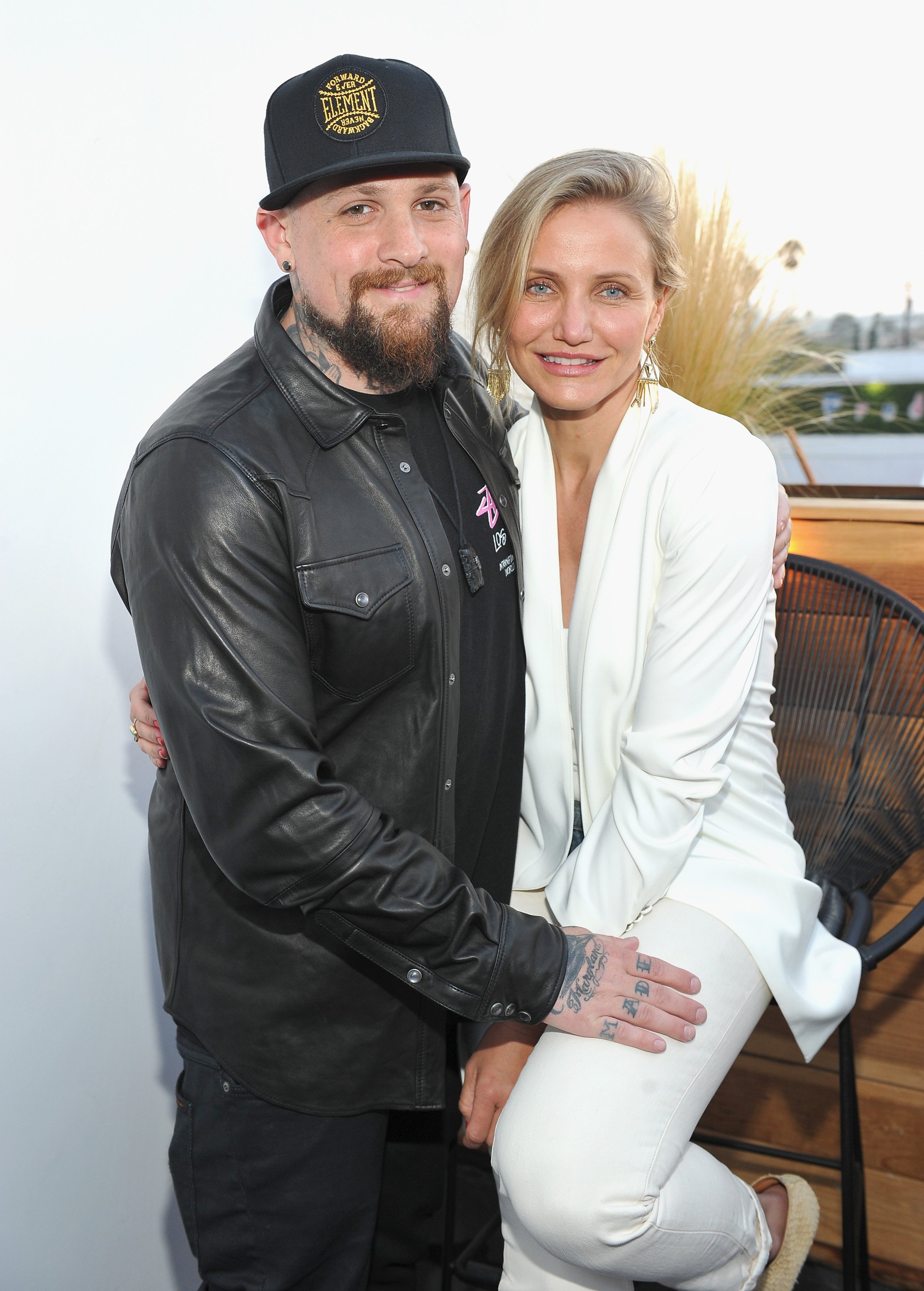 Guitarist Benji Madden and actress Cameron Diaz attend House of Harlow 1960 x REVOLVE on June 2, 2016 in Los Angeles, California ┃Source: Getty Images