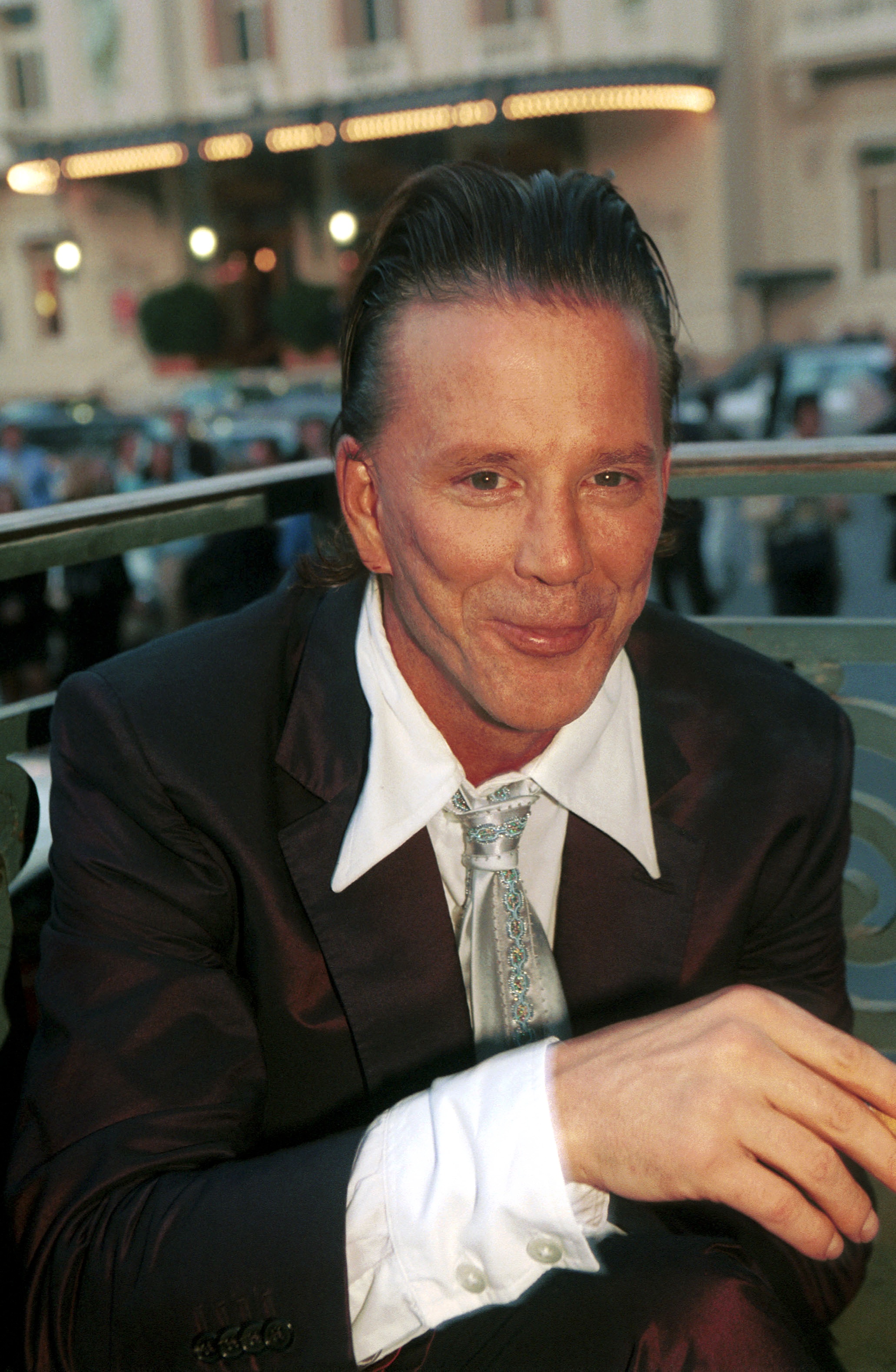 Mickey Rourke at the Night of the foundation for children with Albert of Monaco on May 5, 1998 in Monaco City, Monaco. | Source: Getty Images