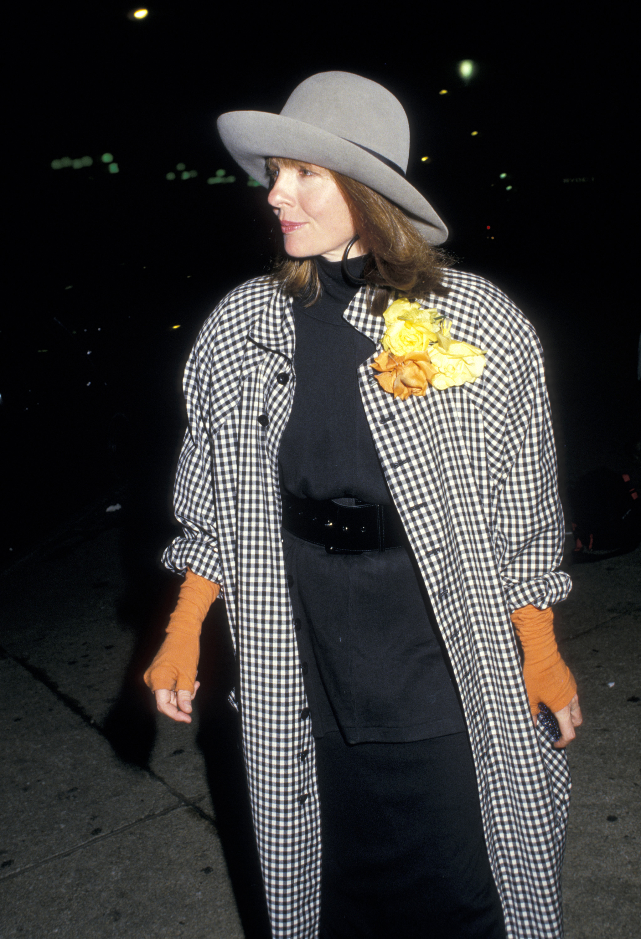 Diane Keaton at Madonna's AIDS Benefit Concert, on July 13, 1987. | Source: Getty Images