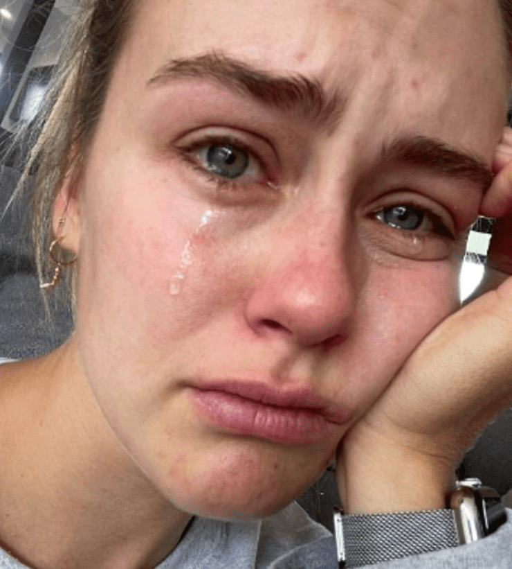 Steph Smith unter Tränen wegen der Quarantäne I Quelle: instagram.com/stephclairesmith