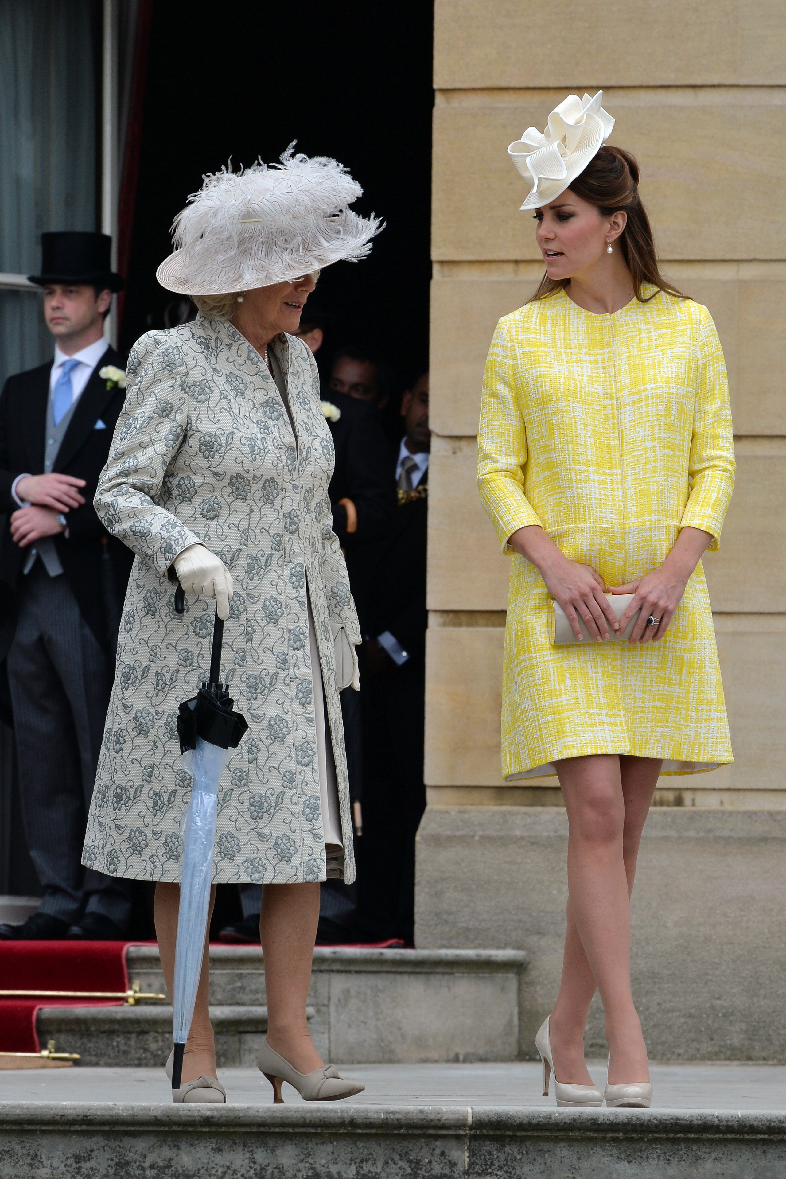 Kate Middleton and Camilla Duchess of Cornwall in London 2013.  | Source: Getty Images