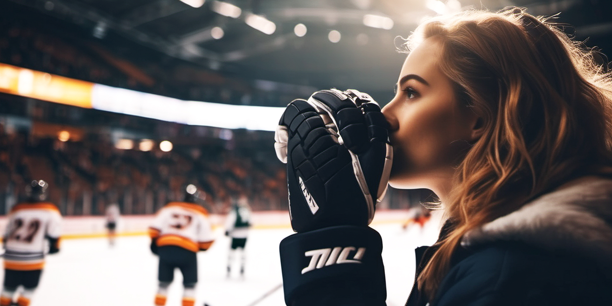 A woman at a hockey game | Source: Amomama