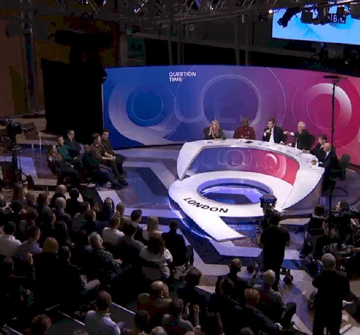Source: Twitter/BBC Question Time
