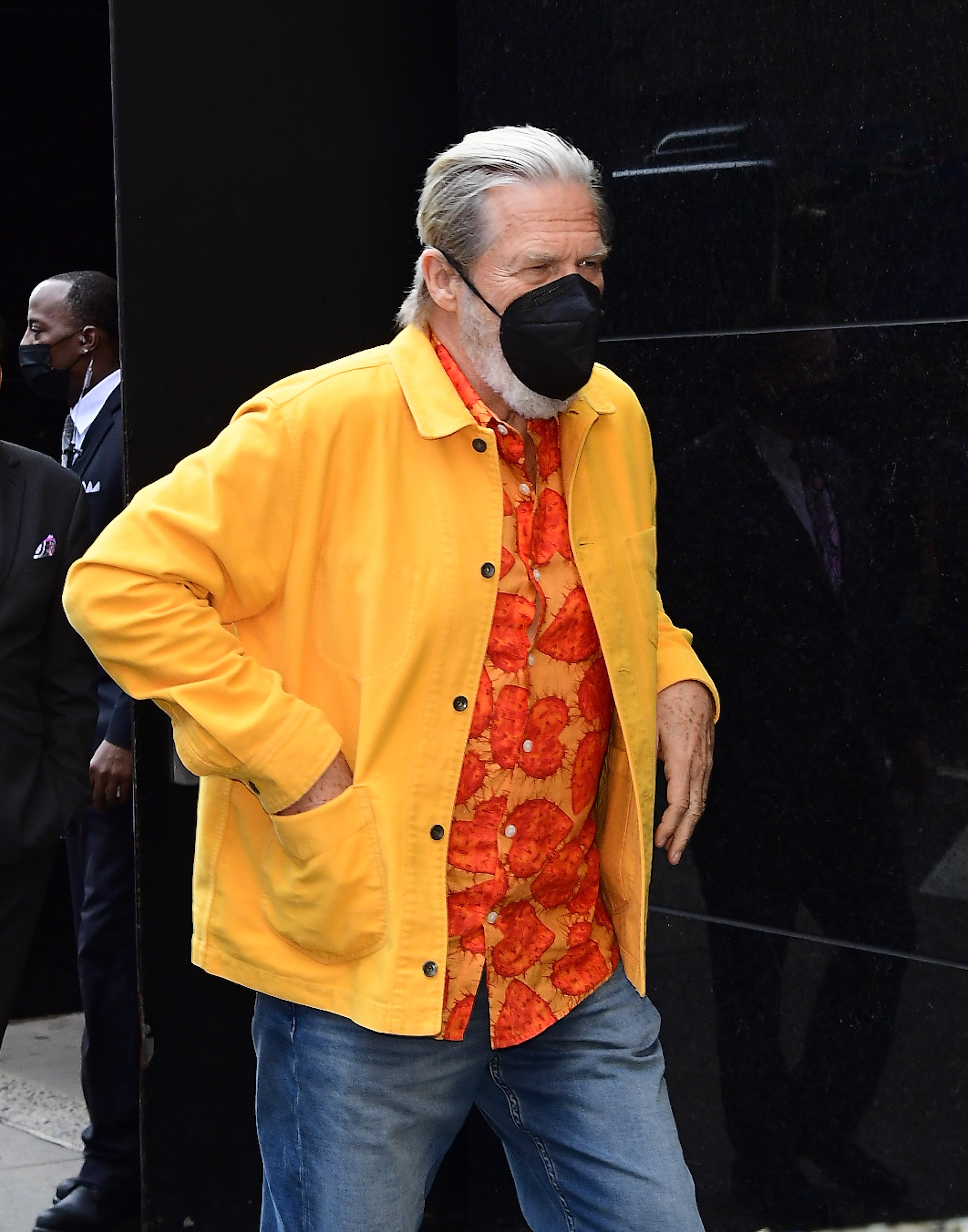 Actor Jeff Bridges is seen outside "Good Morning America" on June 13, 2022 in New York City. | Source: Getty Images