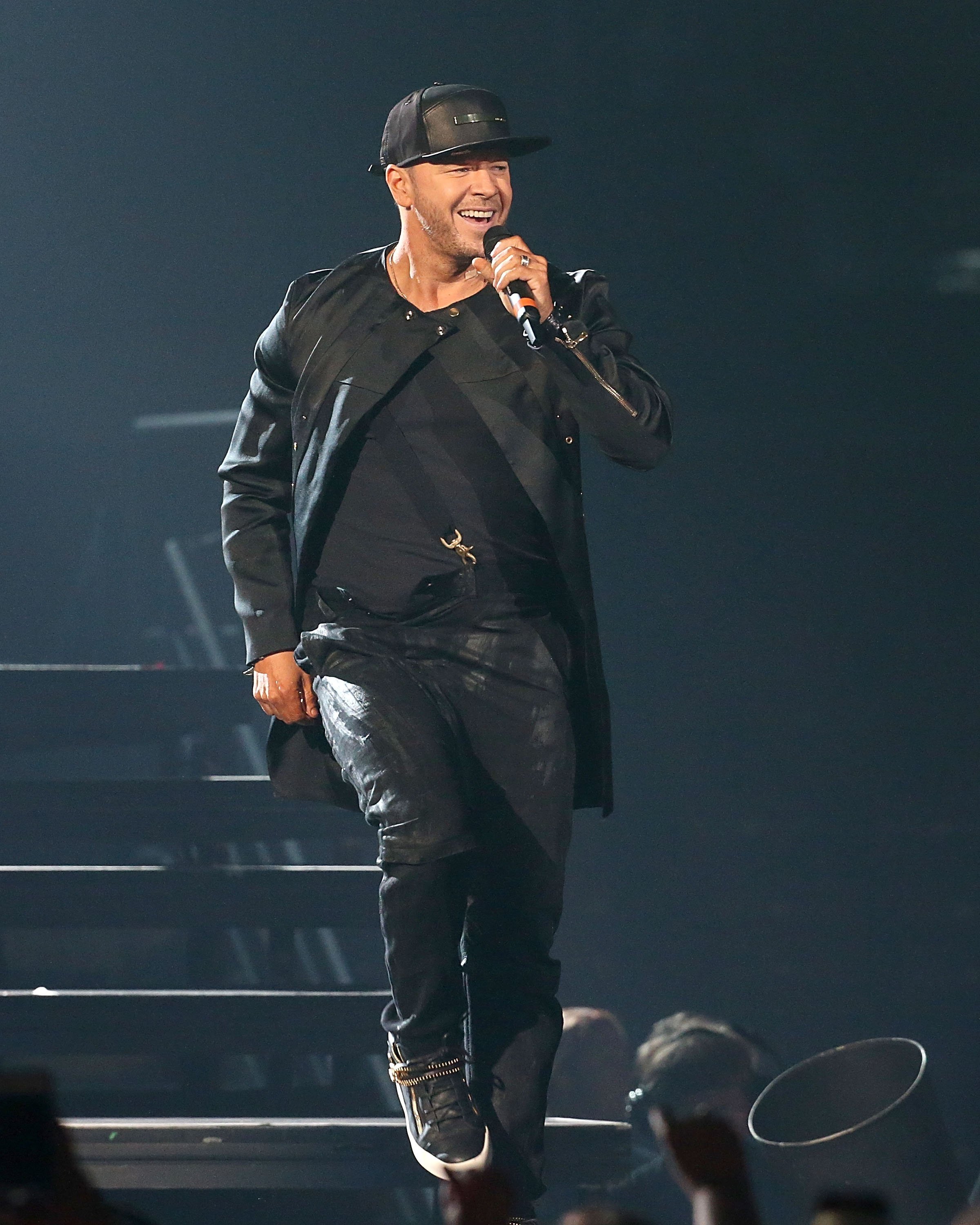 Donnie Wahlberg of New Kids on the Block performs in concert during the Total Package Tour at The Frank Erwin Center on May 21, 2017, in Austin, Texas. | Source: Getty Images.