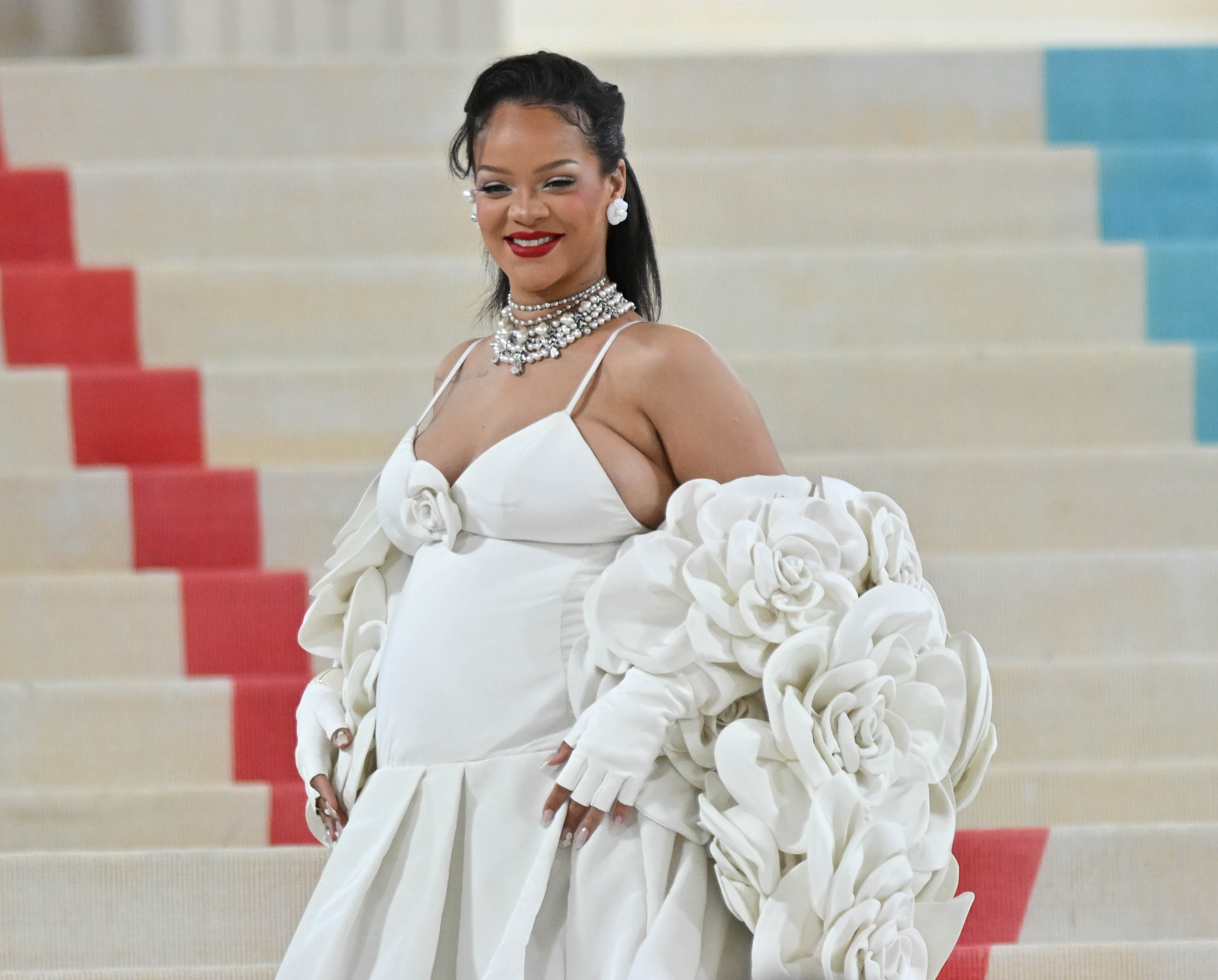 Rihanna at the 2023 Met Gala on May 1, 2023 in New York City. | Source: Getty Images