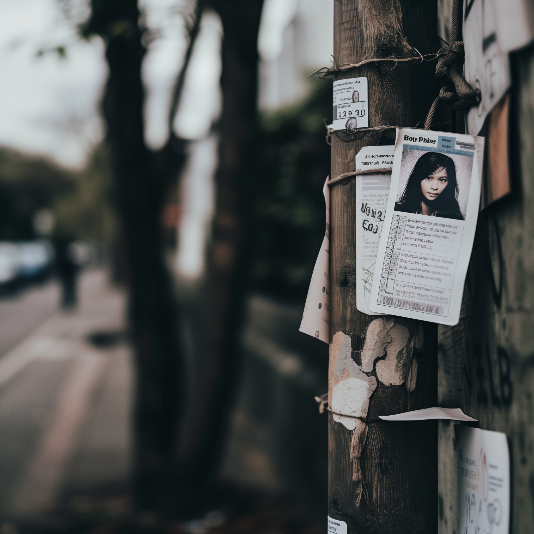 Posters on a pole | Source: Midjourney