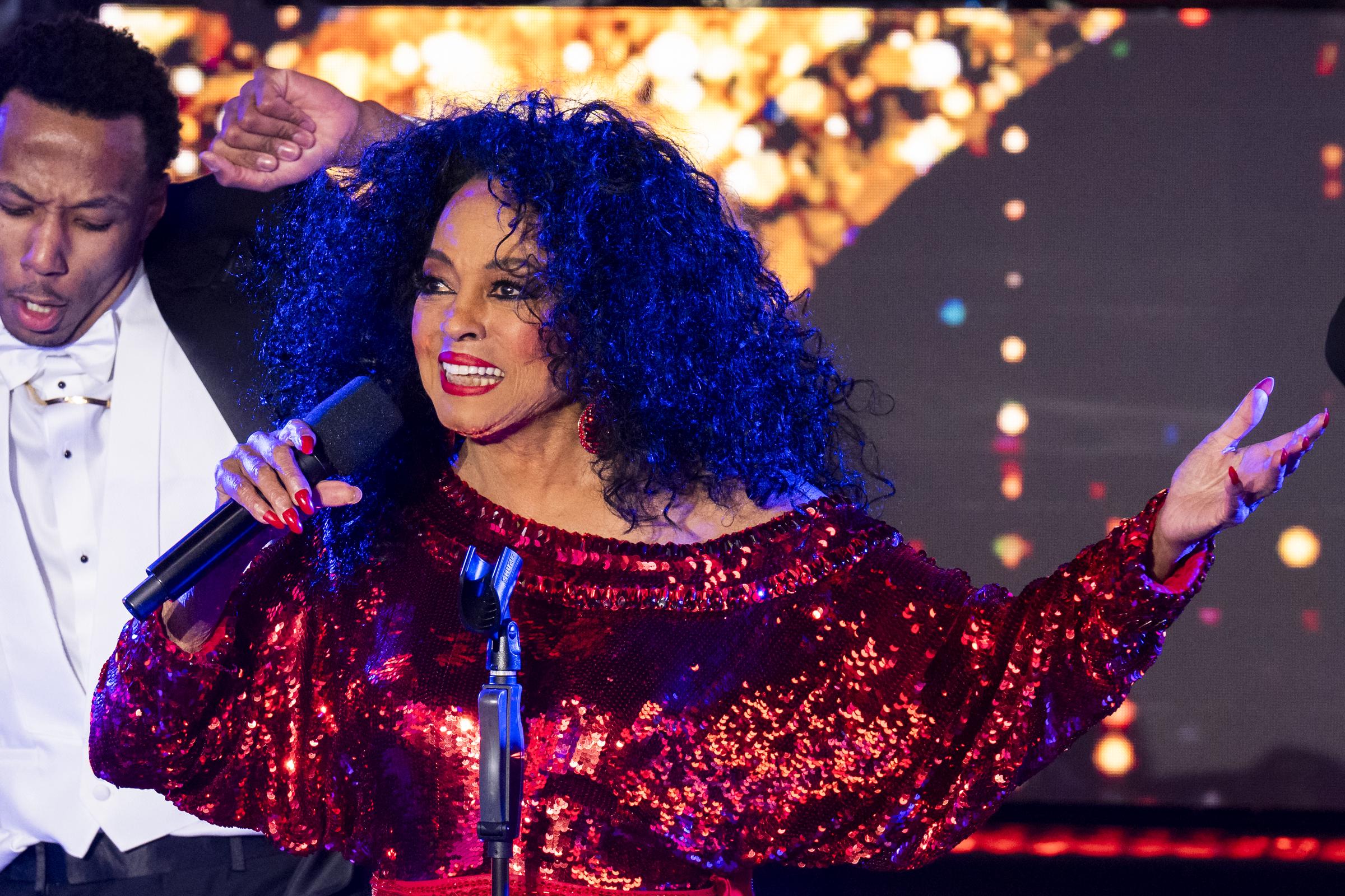 Diana Ross performs during the New Year's Eve celebration in Times Square on December 31, 2025, in New York City | Source: Getty Images