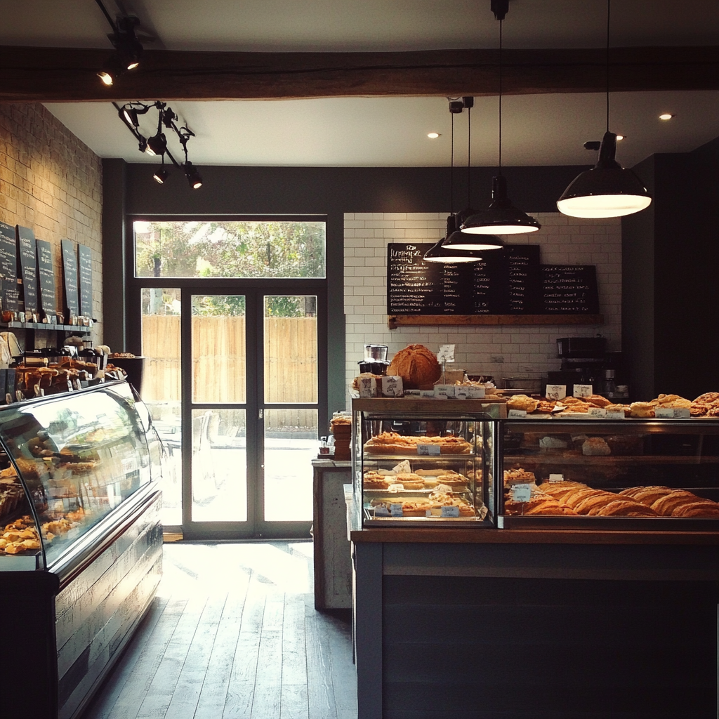 The interior of a bakery | Source: Midjourney