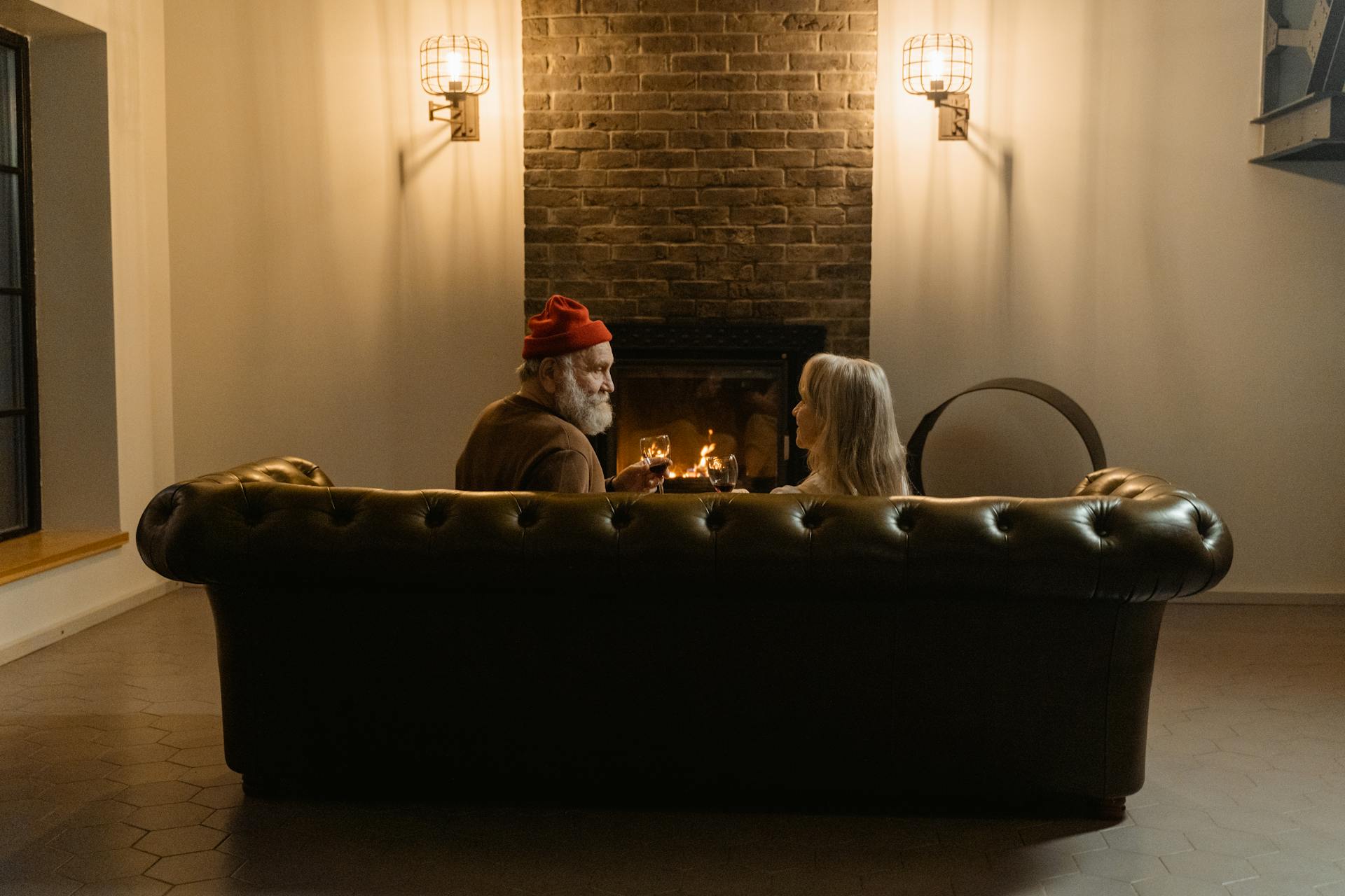 A senior couple sitting on the couch | Source: Pexels