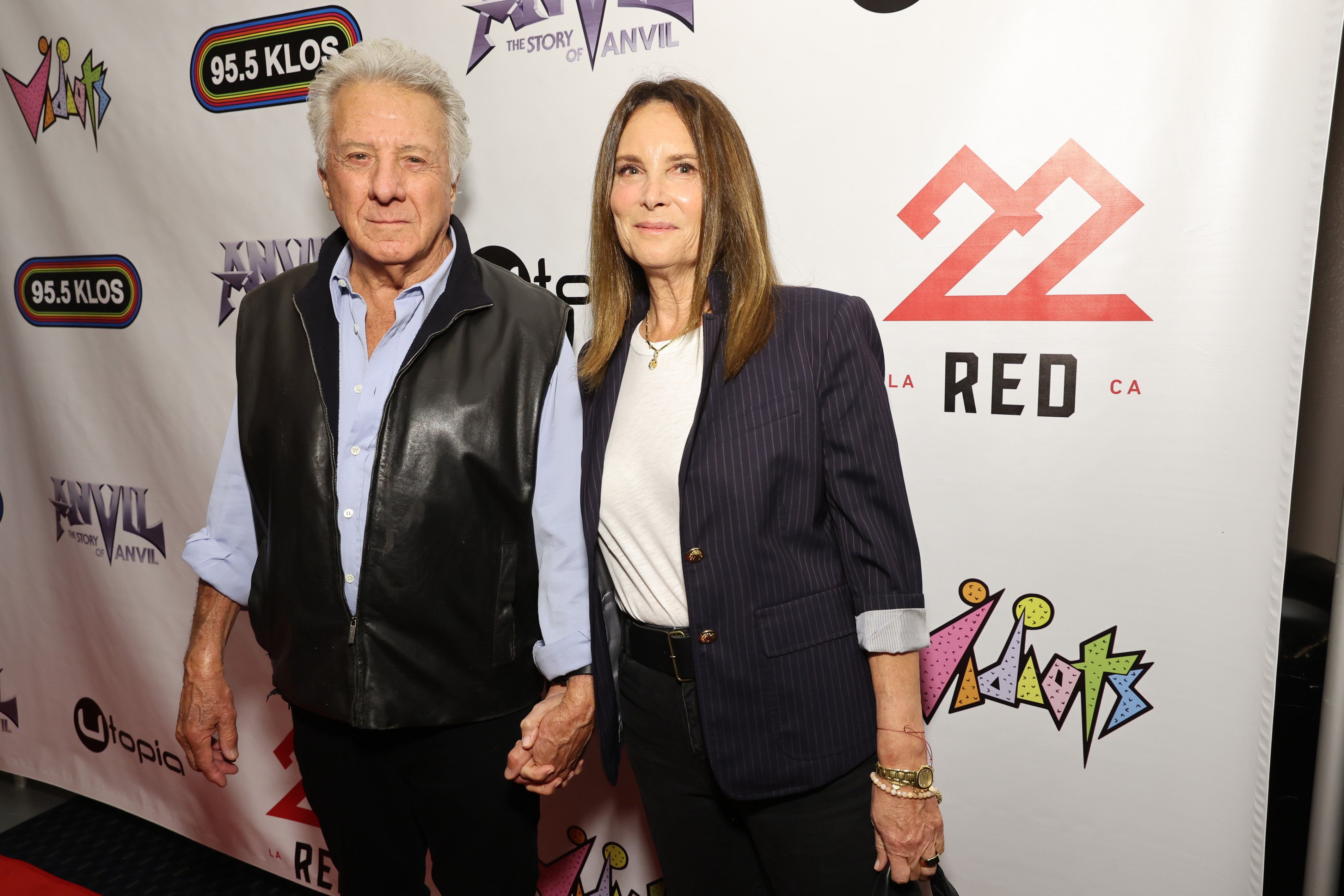 Dustin Hoffman and Lisa Hoffman attend Utopia Presents The World Premiere Of “Anvil! The Story Of Anvil” At The Saban Theatre on September 22, 2022 in Beverly Hills, California | Source: Getty Images