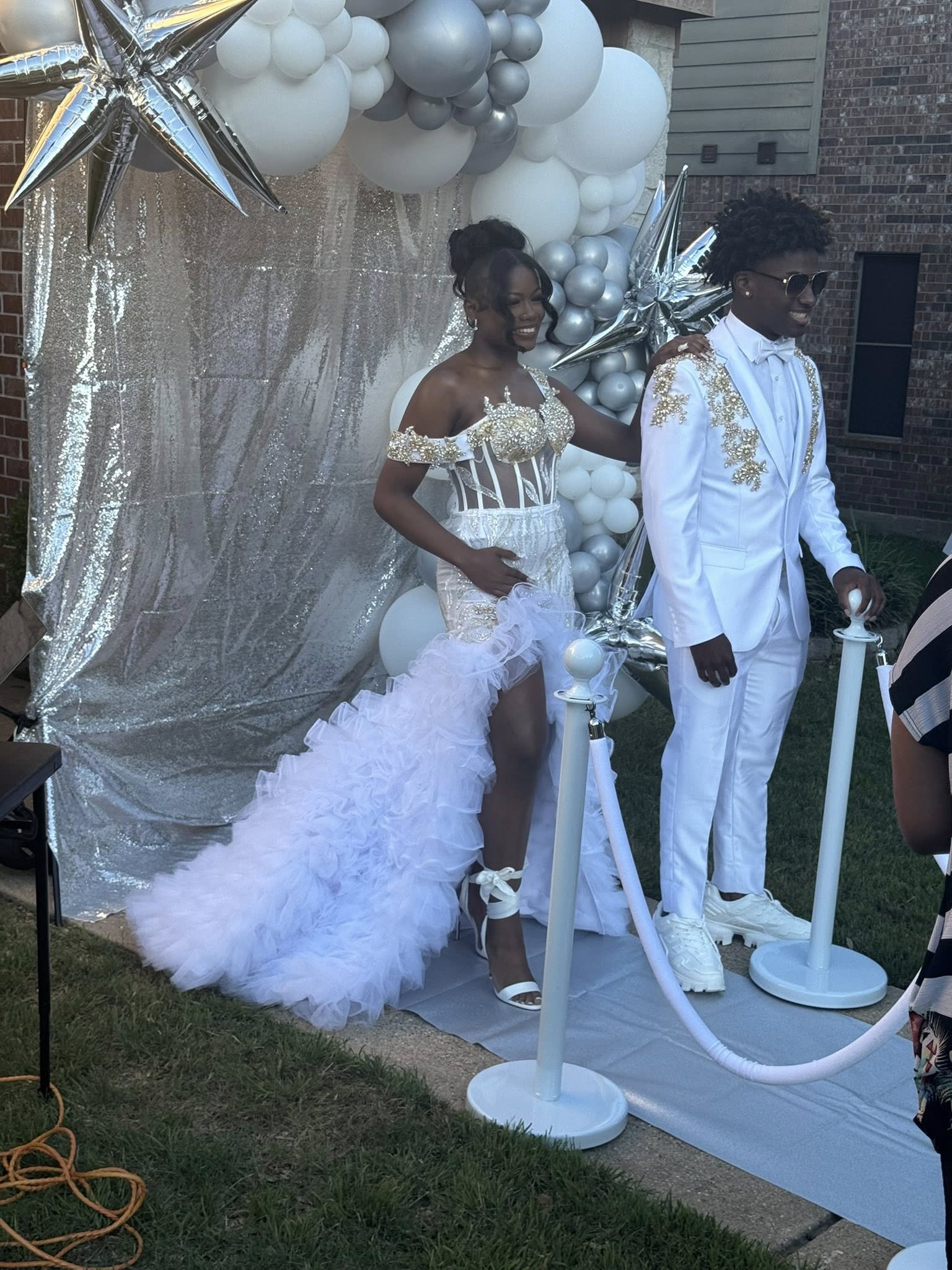 Courtney Hodge dressed for prom, on a photo posted on May 23, 2026 | Source: Facebook/Sherqueena Myles Jackson