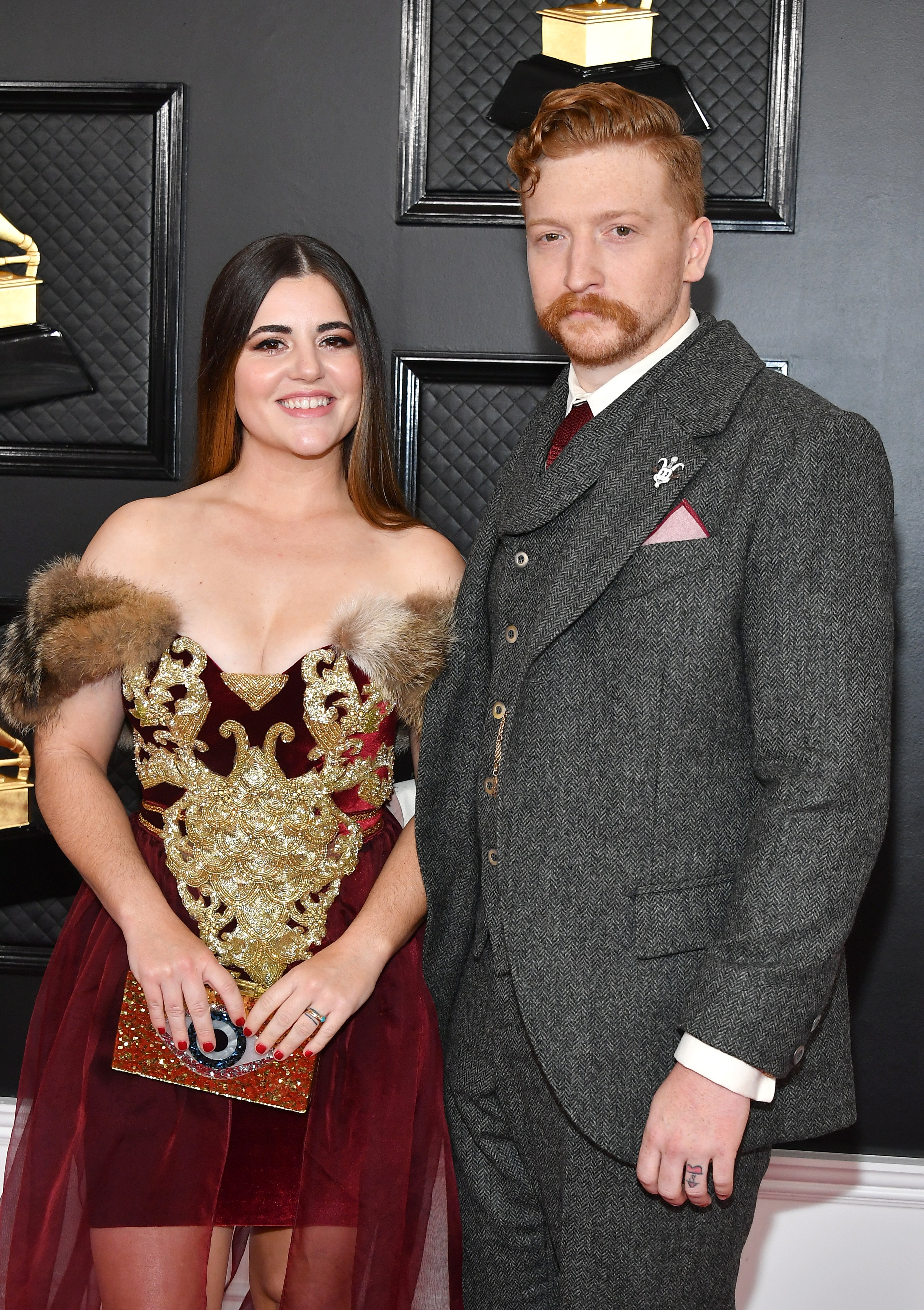 Senora May and Tyler Childers at the 62nd Annual GRAMMY Awards in 2020 in Los Angeles. | Source: Getty Images