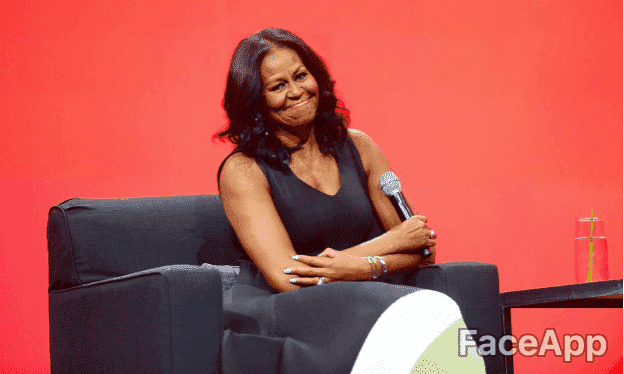 Michelle Obama | Source: GettyImages / FaceApp