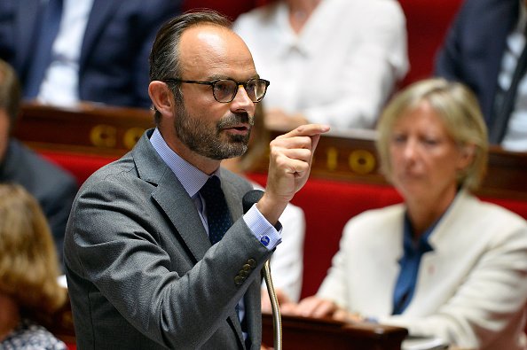 Le Premier ministre français Edouard Philippe répond aux députés lors des questions hebdomadaires |Photo : Getty Images.