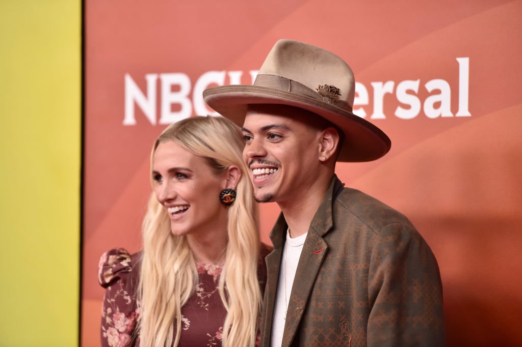 Ashlee Simpson and Evan Ross attend NBCUniversal's Summer Press Day 2018 held at Universal Studios Backlot on May 2, 2018. | Source: Getty Images