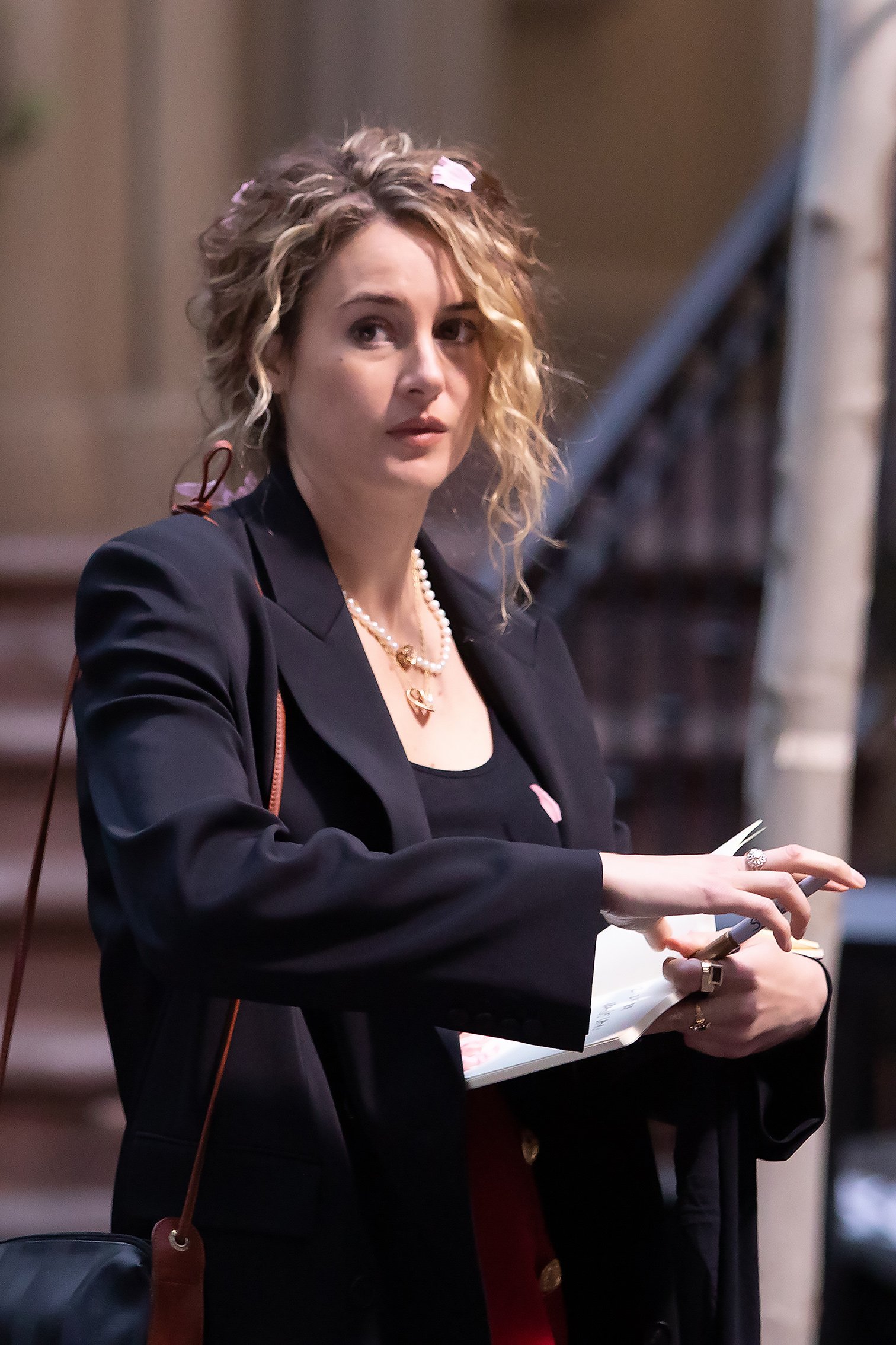 Shailene Woodley is seen on the set of "Three Women" on April 25, 2022 in New York City. | Source: Getty Images