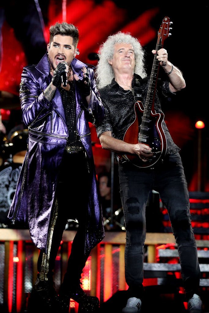Adam Lambert performs alongside Brian May for a benefit concert at ANZ Stadium on February 15, 2020, in Sydney, Australia| Source: Getty Images (Photo by Don Arnold/WireImage)