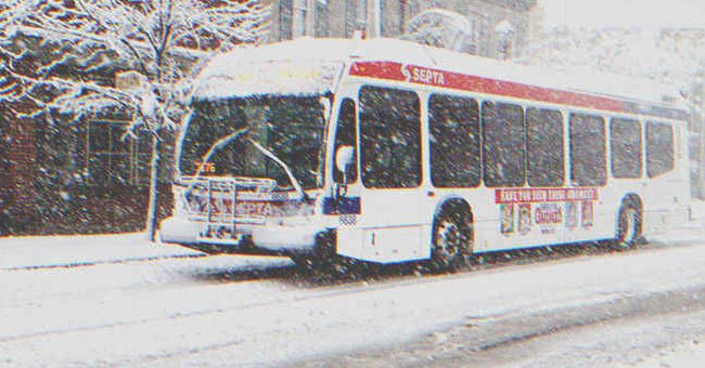 A bus in the snow | Source: Shutterstock