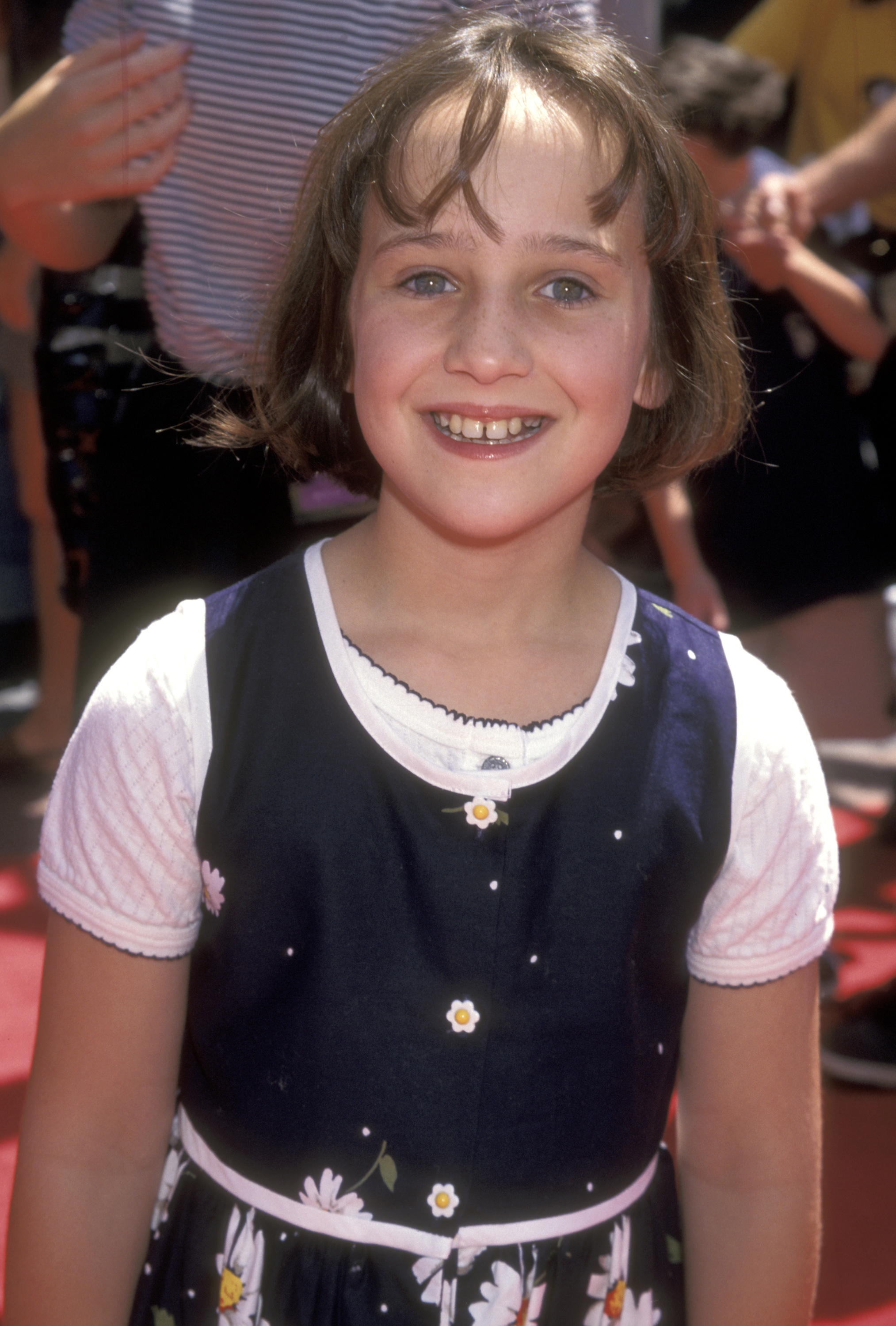 Mara Wilson attends Universal City premiere of "A Simple Wish," 1997 | Source: Getty Images