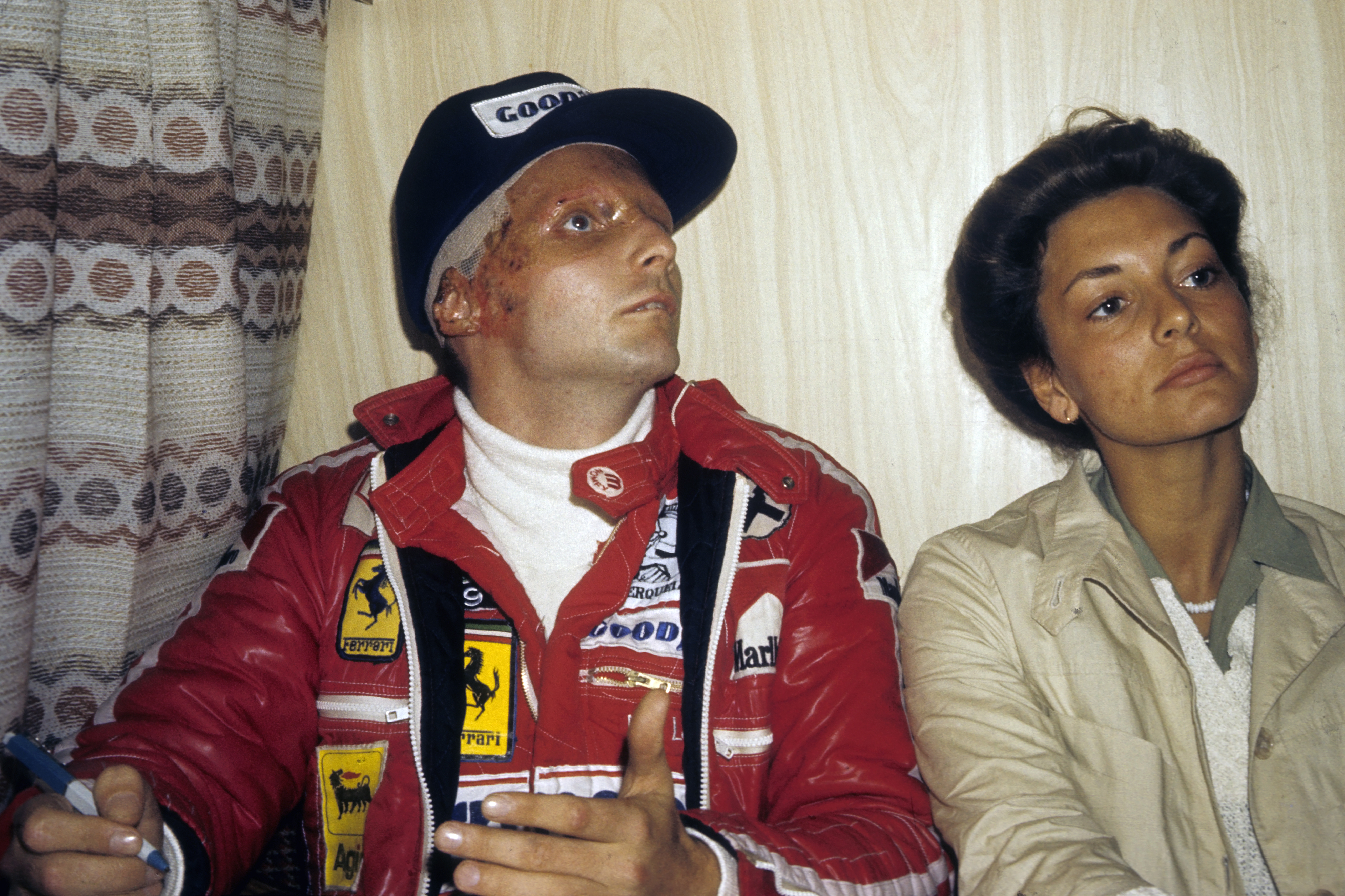 Niki Lauda and Marlene Lauda at the Grand Prix of Italy on September 12, 1976, in Monza, Italy. | Source: Getty Images