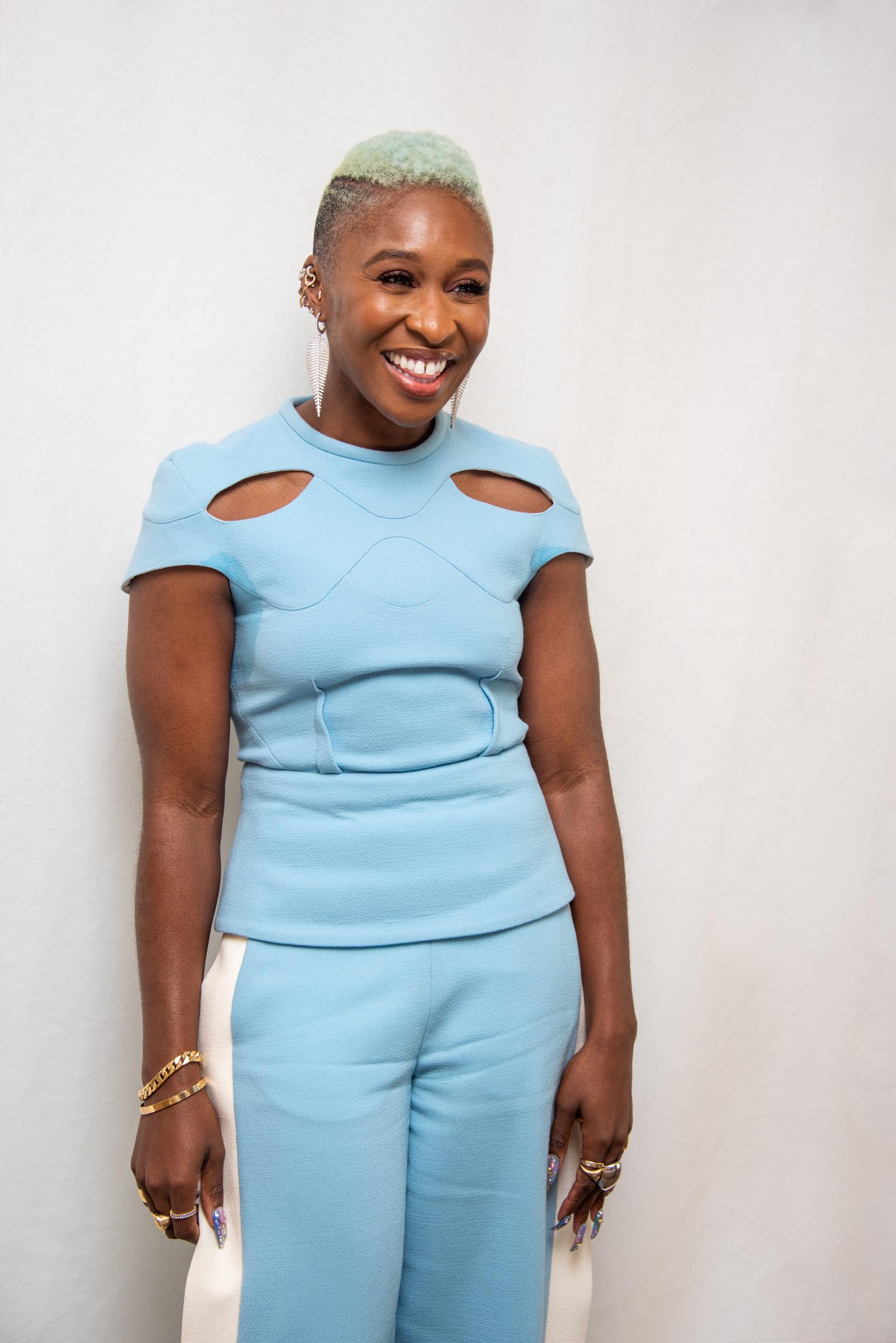 Cynthia Erivo at the "Harriet" Press Conference at the Four Seasons Hotel on October 29, 2019, in Beverly Hills, California | Source: Getty Images