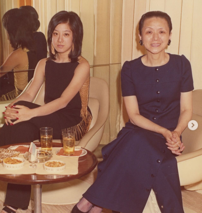 The designer has regularly shared heartfelt tributes on social media to honor the many mothers who touched her life over the years. In this photo, she posed with her mother during a nostalgic throwback moment uploaded on May 11, 2025. | Source: Instagram/verawang