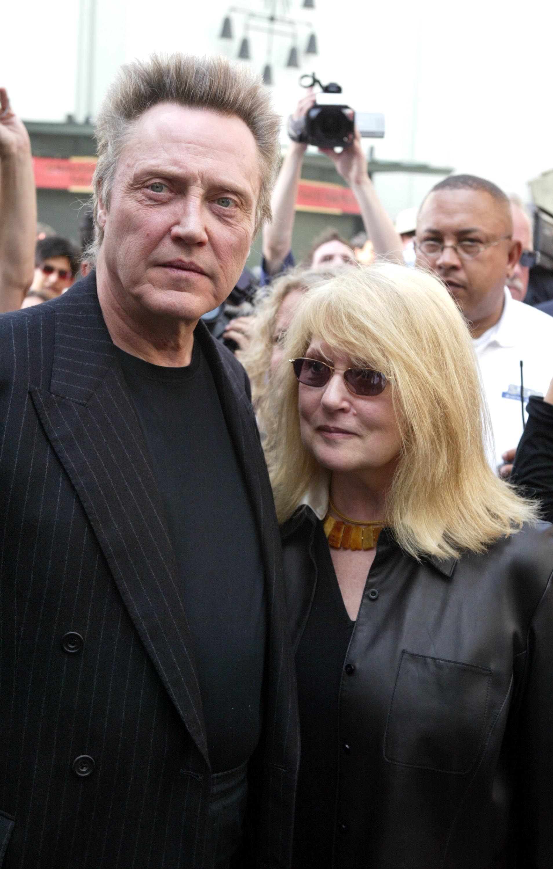 Actor Christopher Walken and wife Georgianne Walken at the hand and footprints ceremony honoring Christopher Walken at the Grauman's Chinese Theatre on October 8, 2004 in Hollywood, California. | Source: Getty Images