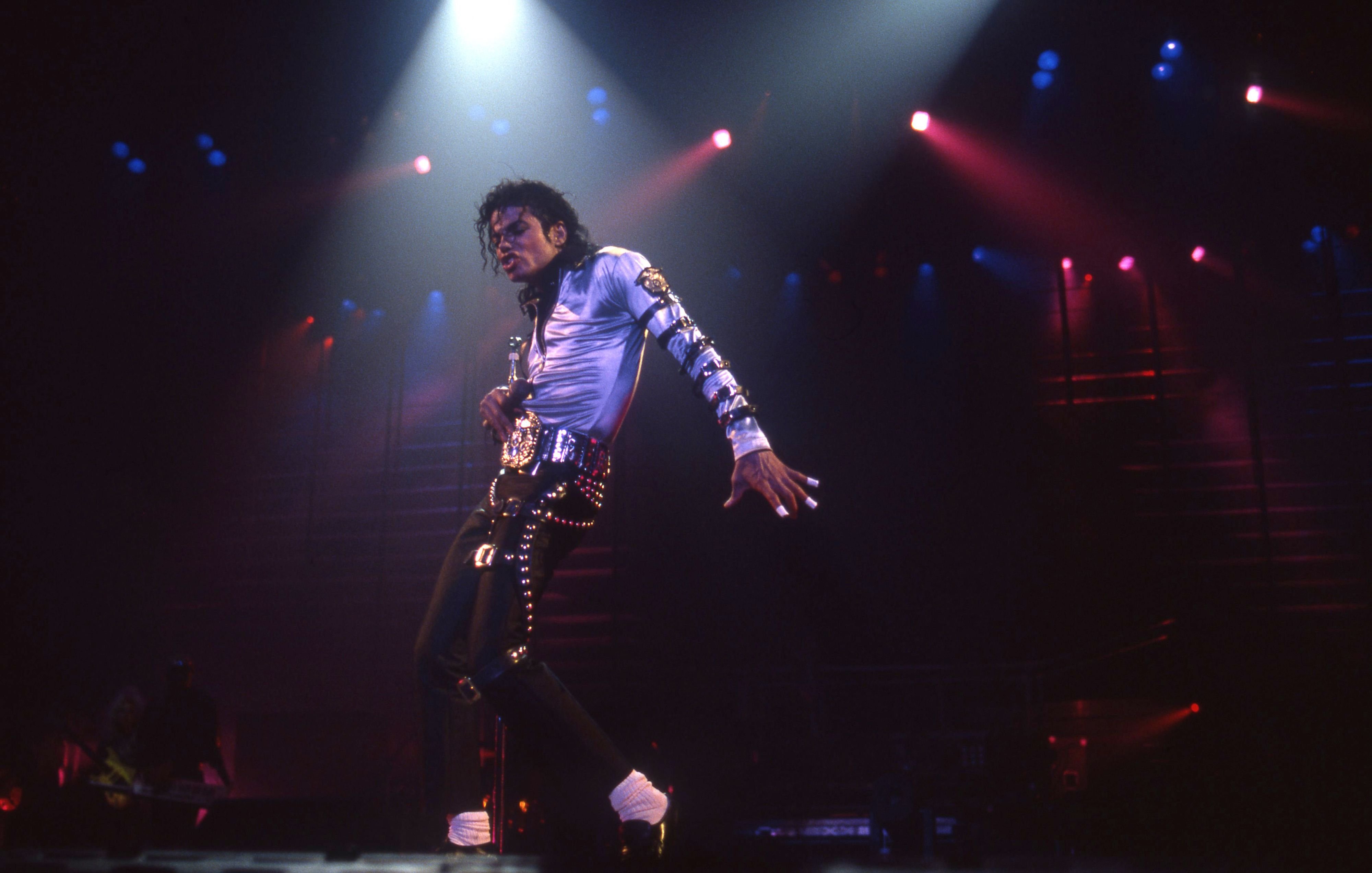 Michael Jackson sur scène le 18 janvier 1989. l Source : Getty Images