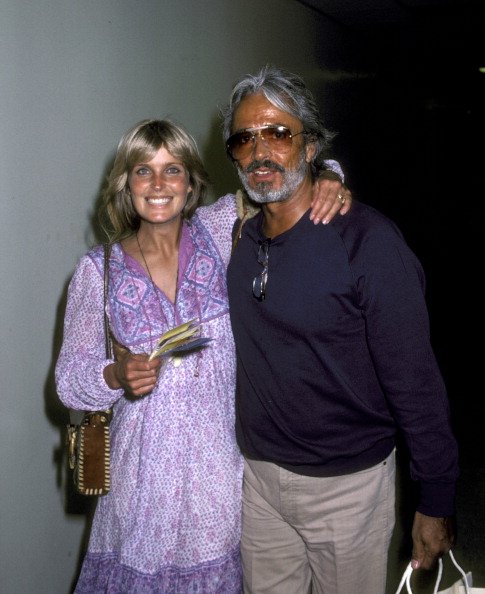 Bo Derek and John Derek on July 22, 1981 at La Guardia Airport in New York City, New York, United States. | Photo: Getty Images