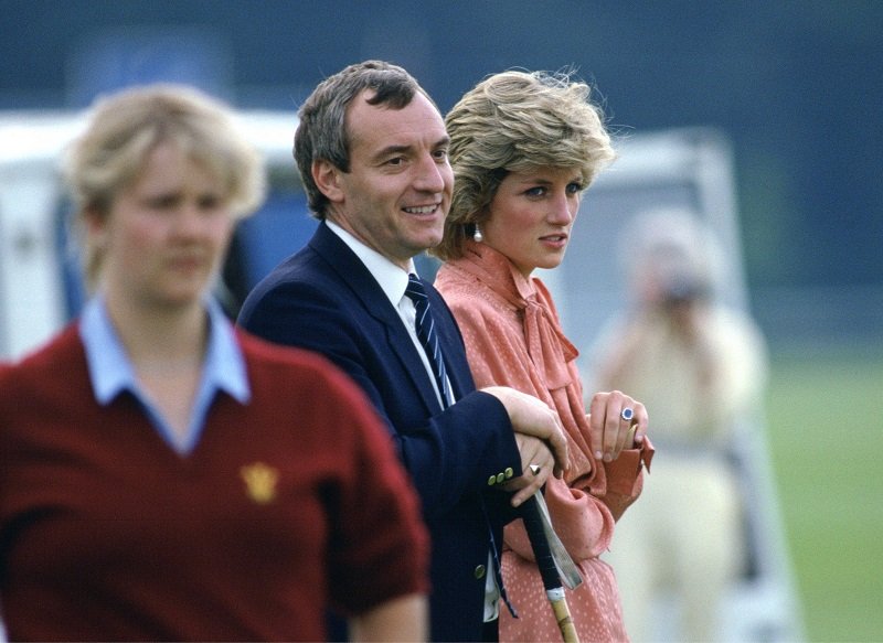 Diana, Princess of Wales and Barry Mannakee at Guards Polo Club in London, England on June 20, 1985 | Photo: Getty Images