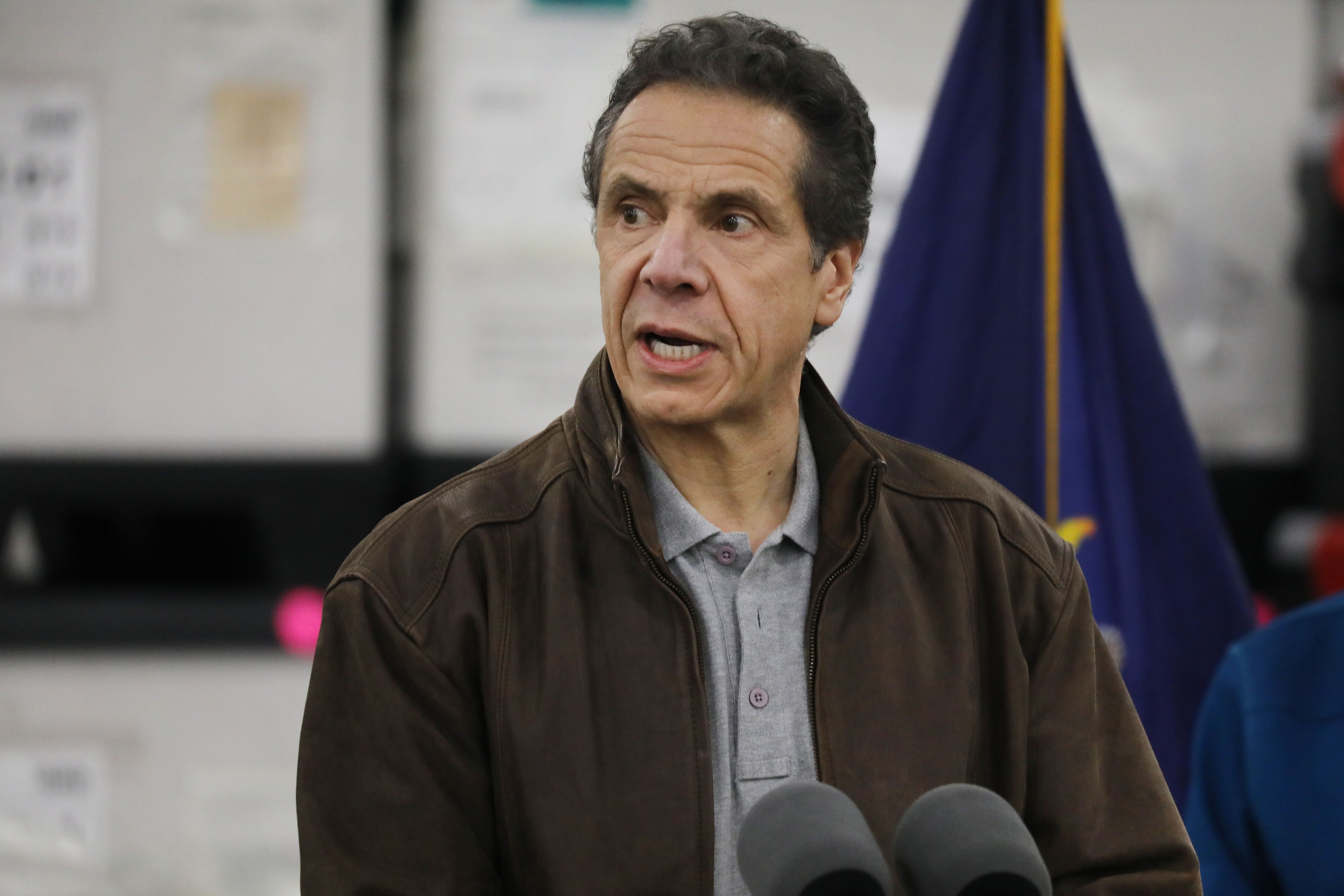 Andrew Cuomo spoke to the media and members of the National Guard at the Javits Convention Center on March 23, 2020 in New York City | Photo: Getty Images
