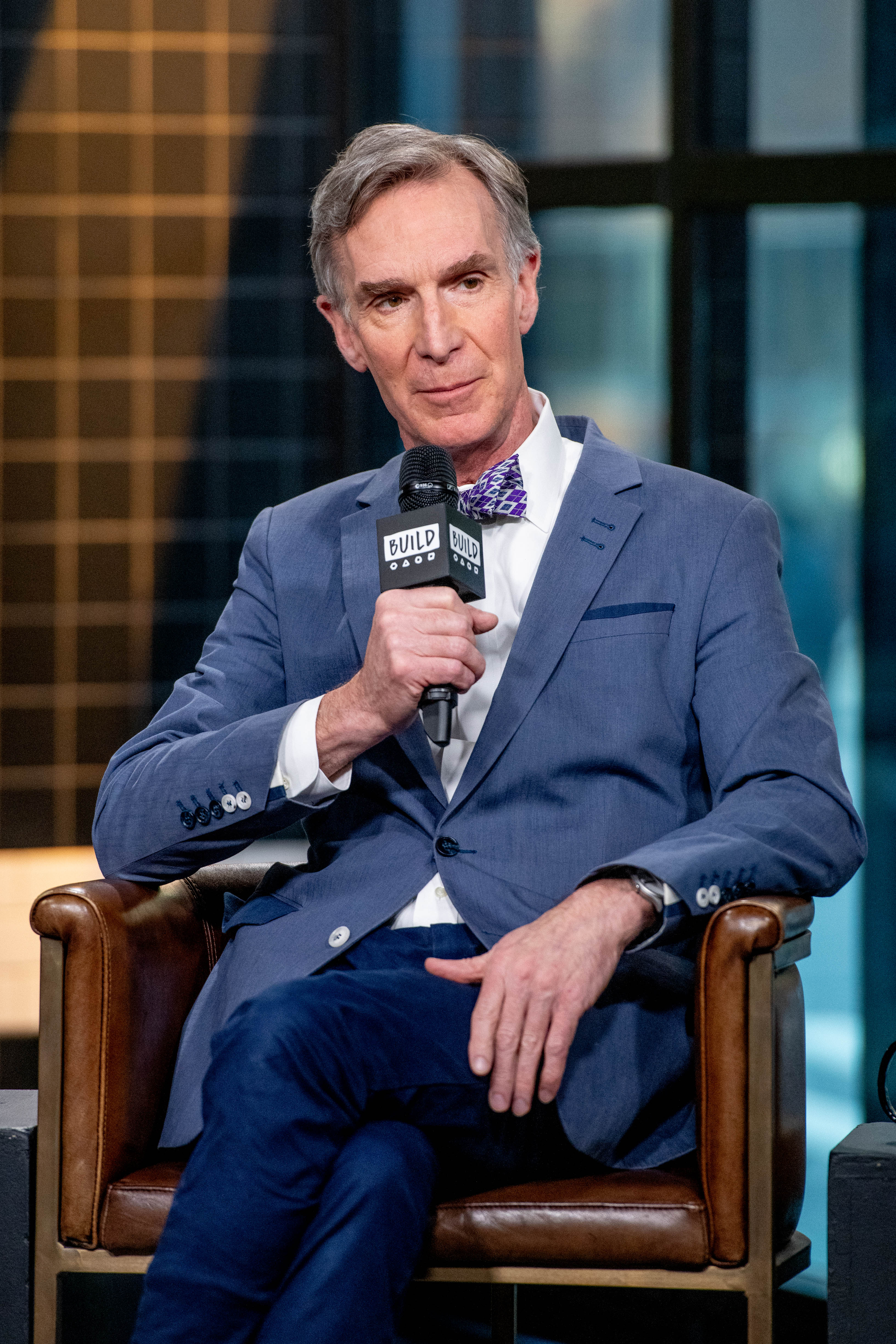 Television host Bill Nye at Build Studio on April 18, 2018 in New York City. | Source: Getty Images 