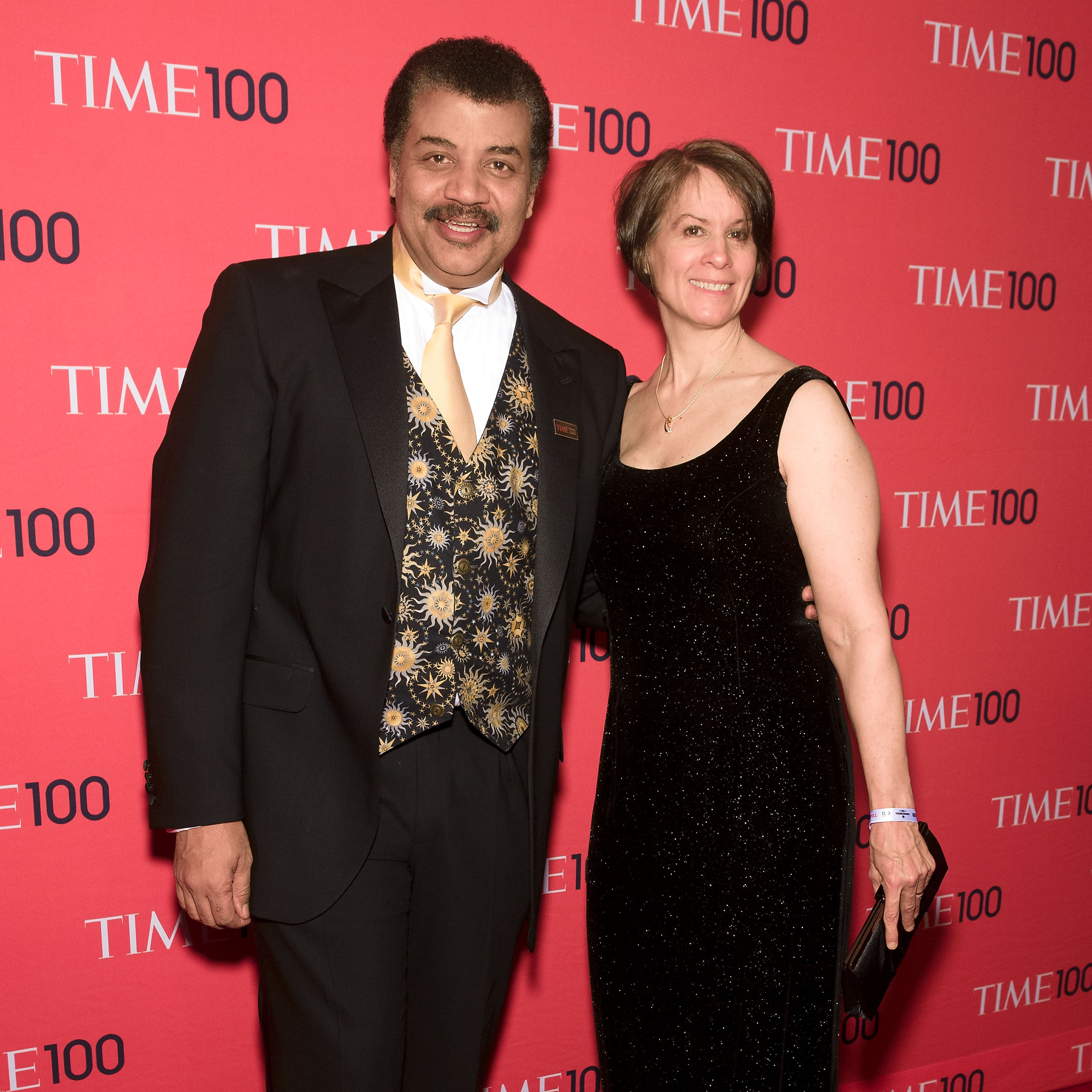 Neil deGrasse Tyson and Alice Young at the 2014 Time 100 Gala on April 29, 2014, in New York City. | Source: Getty Images