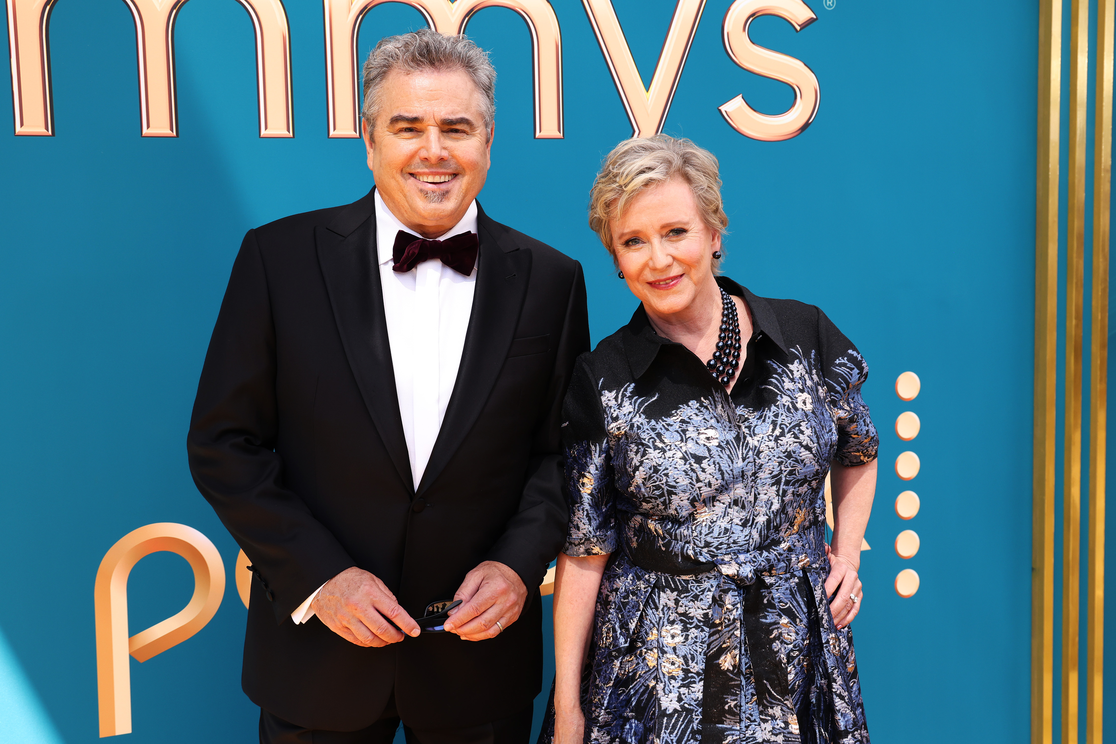 Christopher Knight and Eve Plumb arrive to the 74th Annual Primetime Emmy Awards held at the Microsoft Theater on September 12, 2022 | Source: Getty Images