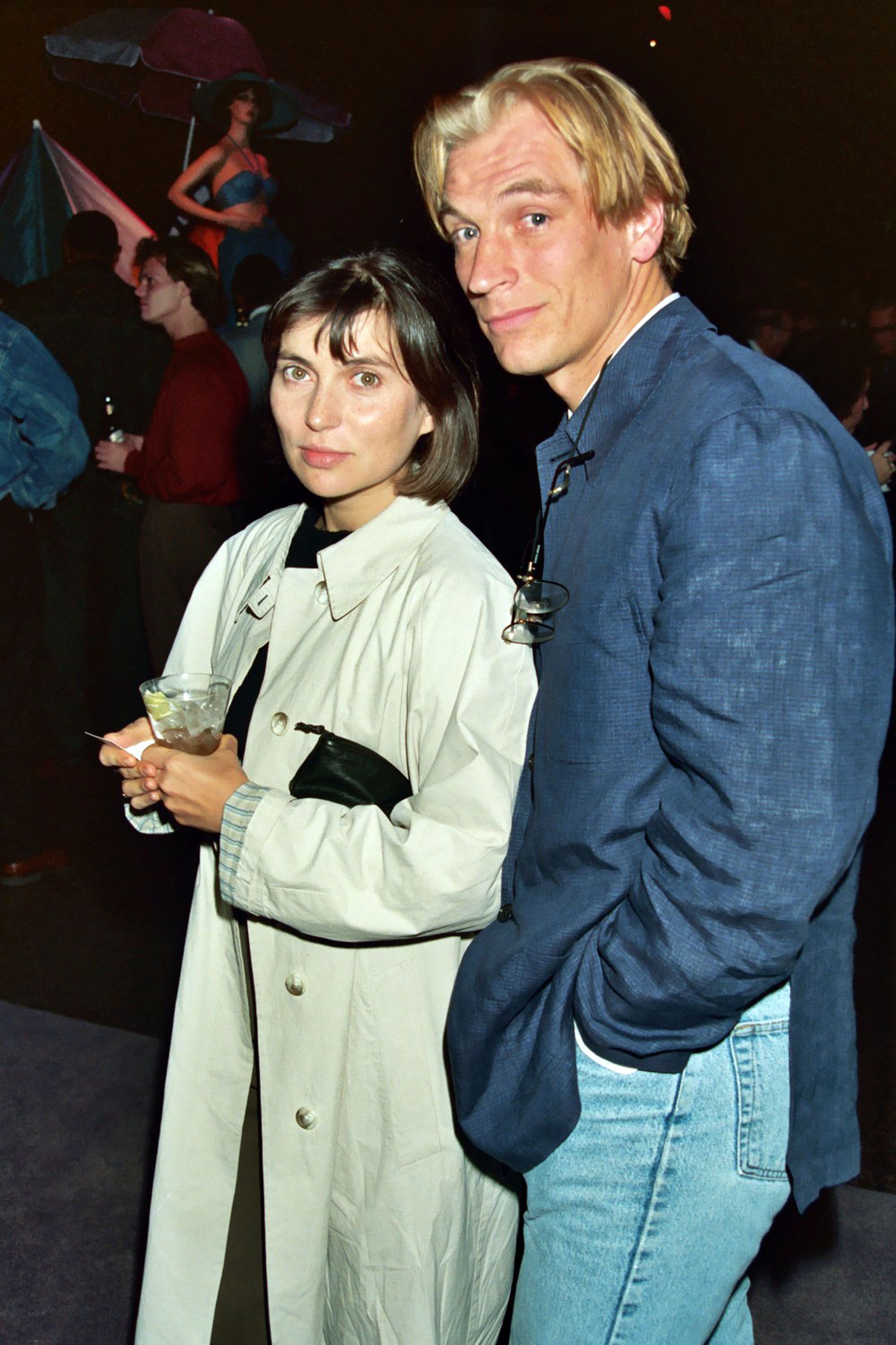 Evgenia Citkowitz and Julian Sands in Hollywood, California. | Source: Getty Images