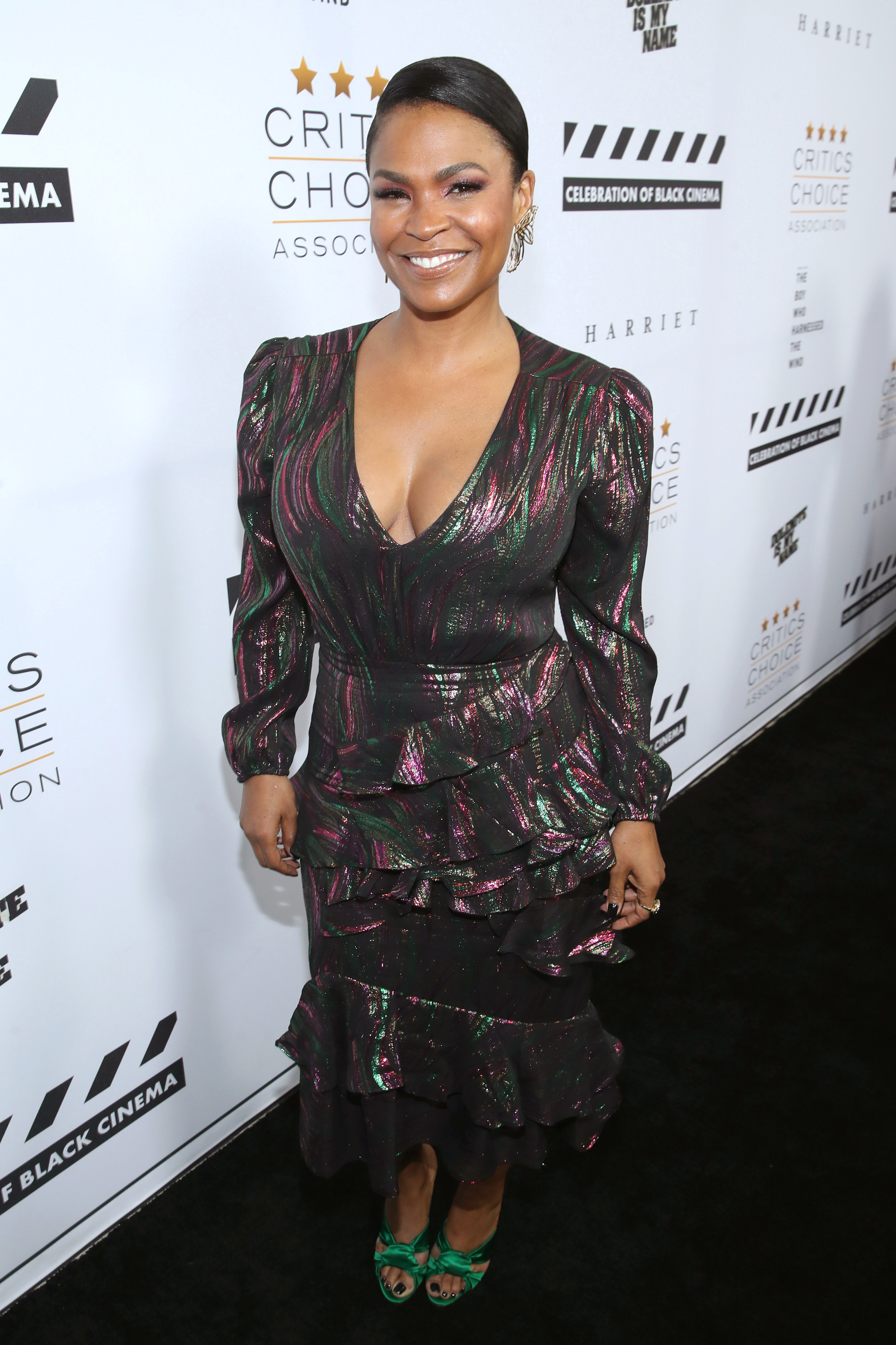 Nia Long attends the Celebration of Black Cinema at Landmark Annex on December 2, 2019, in Los Angeles, California.