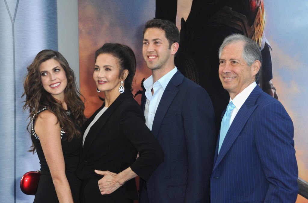 Lynda Carter, daughter Jessica Altman, son James Altman and husband Robert A. Altman arrive for the premiere of "Wonder Woman" held at the Pantages Theatre on May 25, 2017 in Hollywood, California | Photo: Getty Images