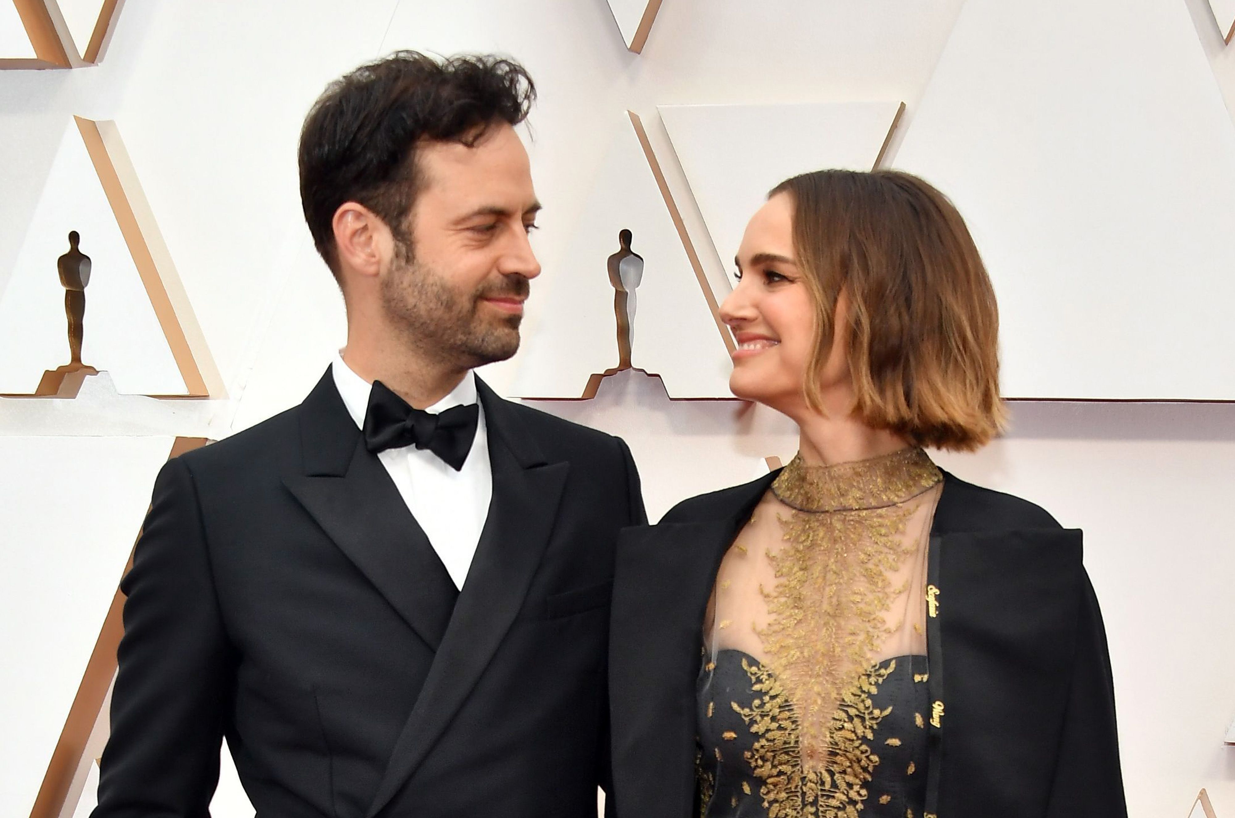 Benjamin Millepied and Natalie Portman in Hollywood, California on February 9, 2020 | Source: Getty Images